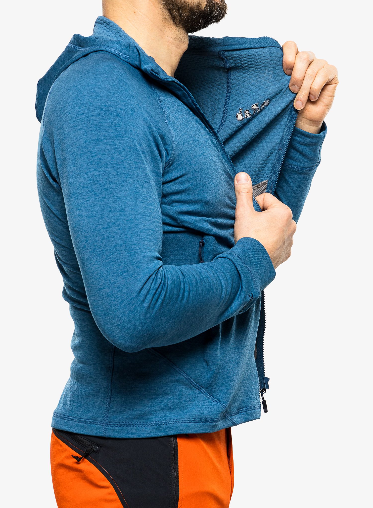 Majica s kapuljačom Rab Nexus Hoody  - denim