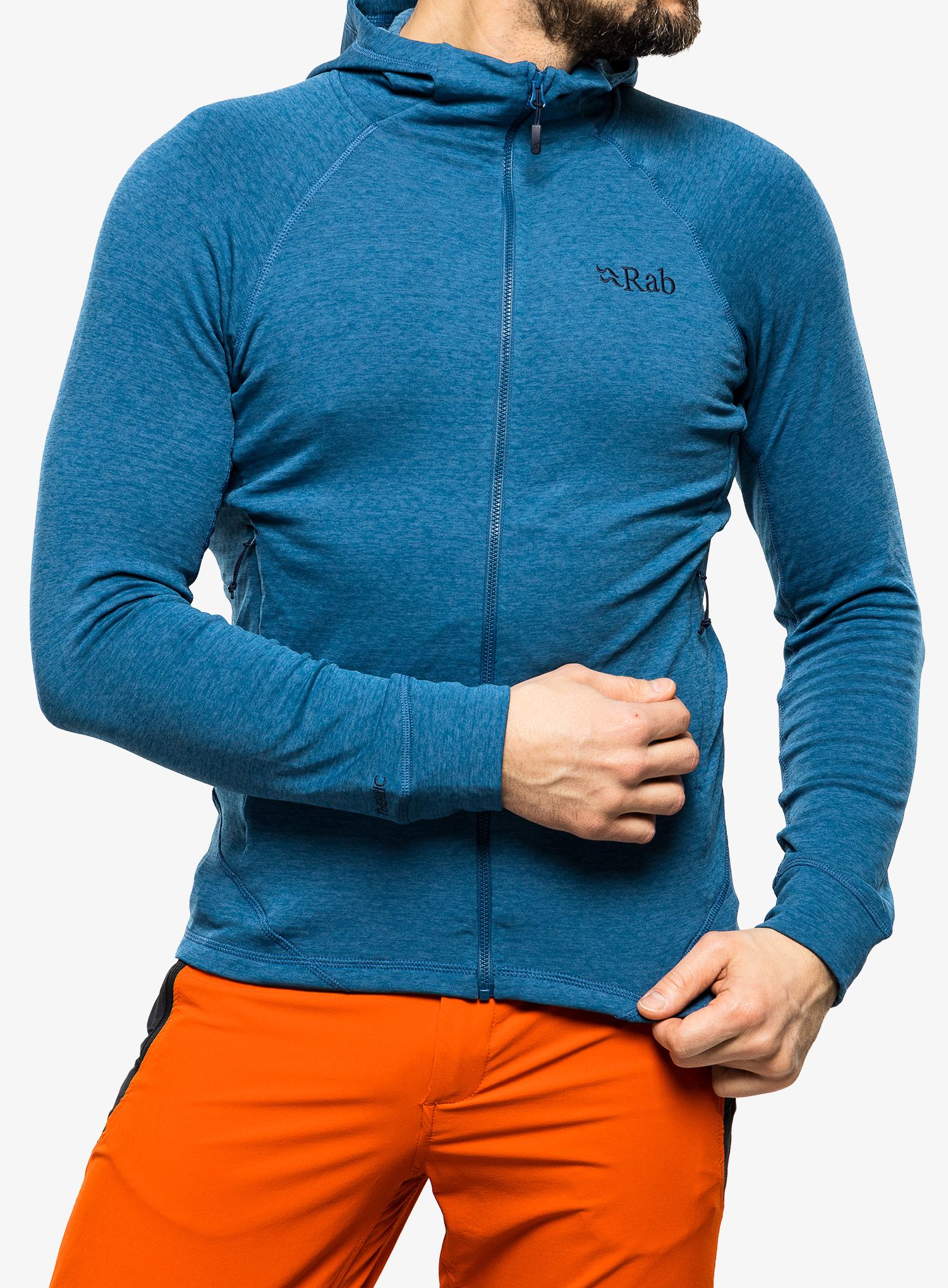 Majica s kapuljačom Rab Nexus Hoody  - denim