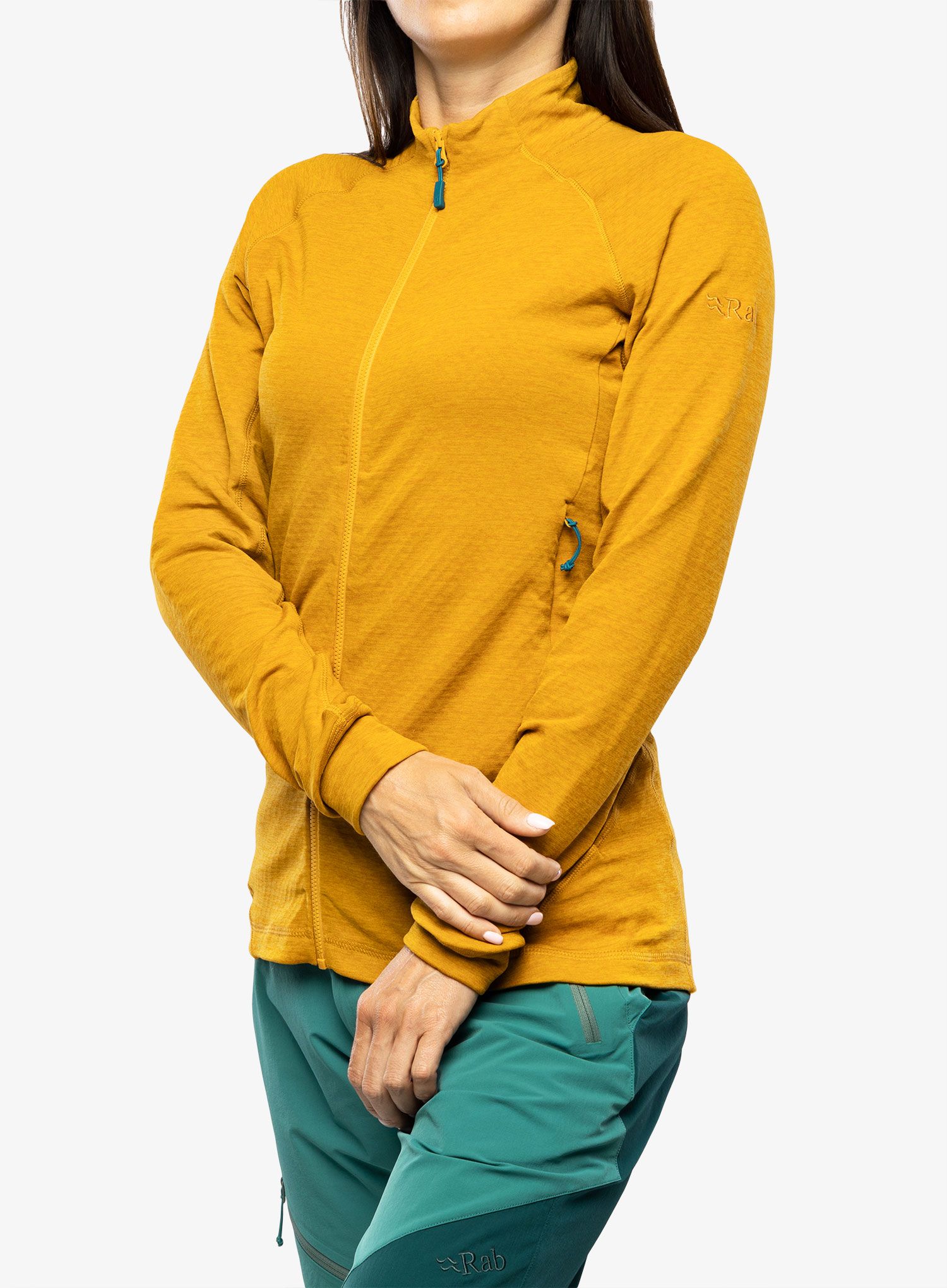 Ženska dukserica na otkopčavanje Rab Nexus Jacket - dark butternut