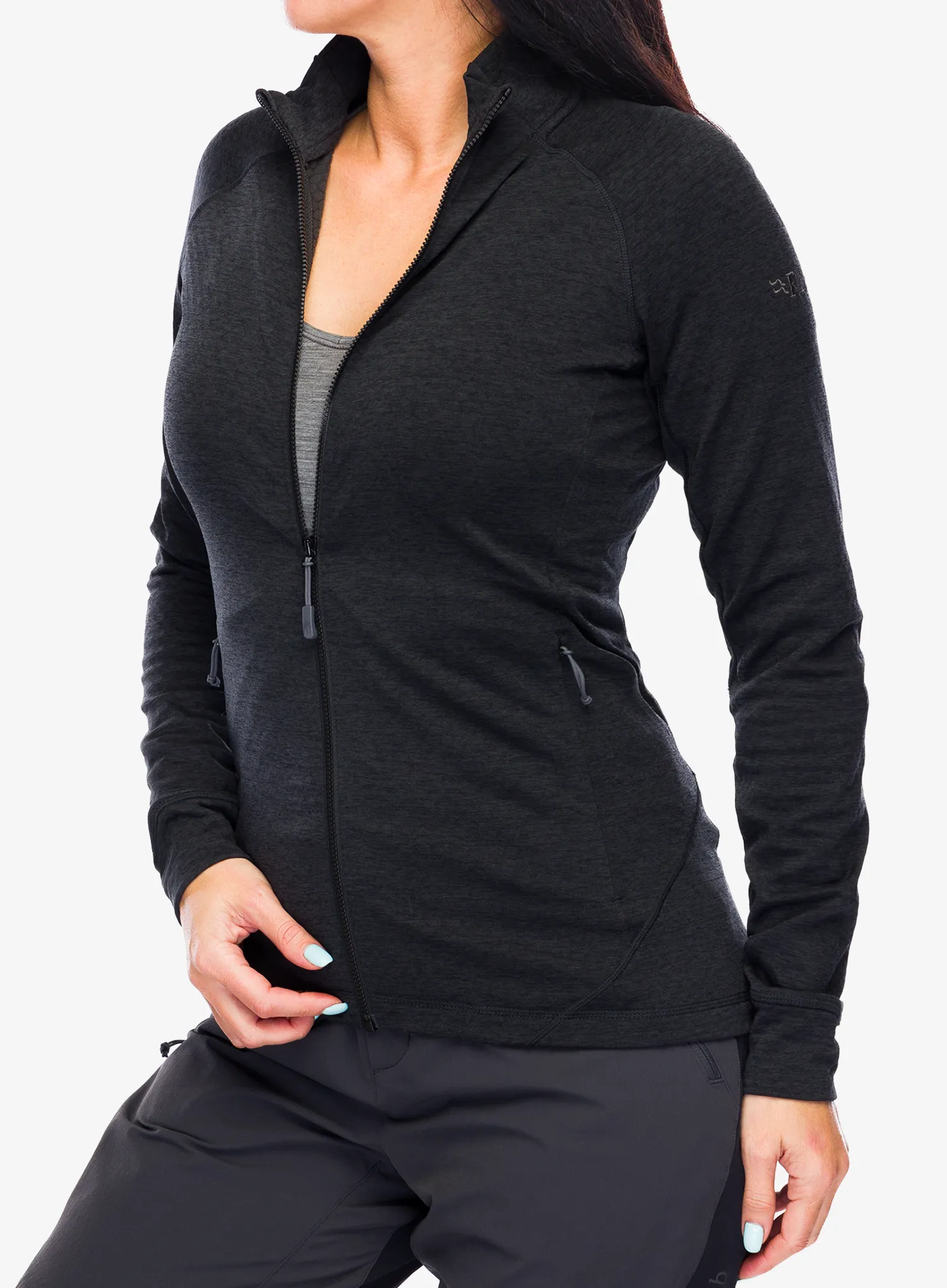 Ženska dukserica na otkopčavanje Rab Nexus Jacket - black