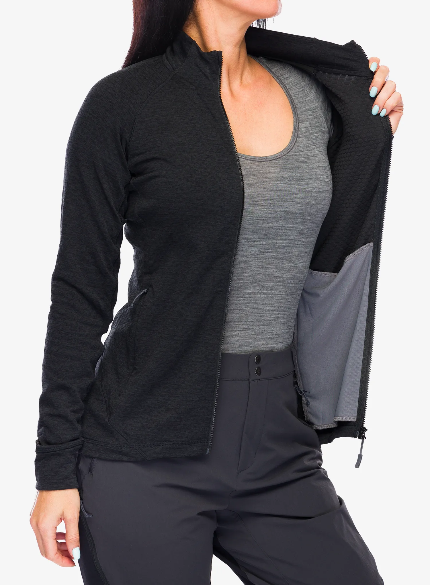 Ženska dukserica na otkopčavanje Rab Nexus Jacket - black