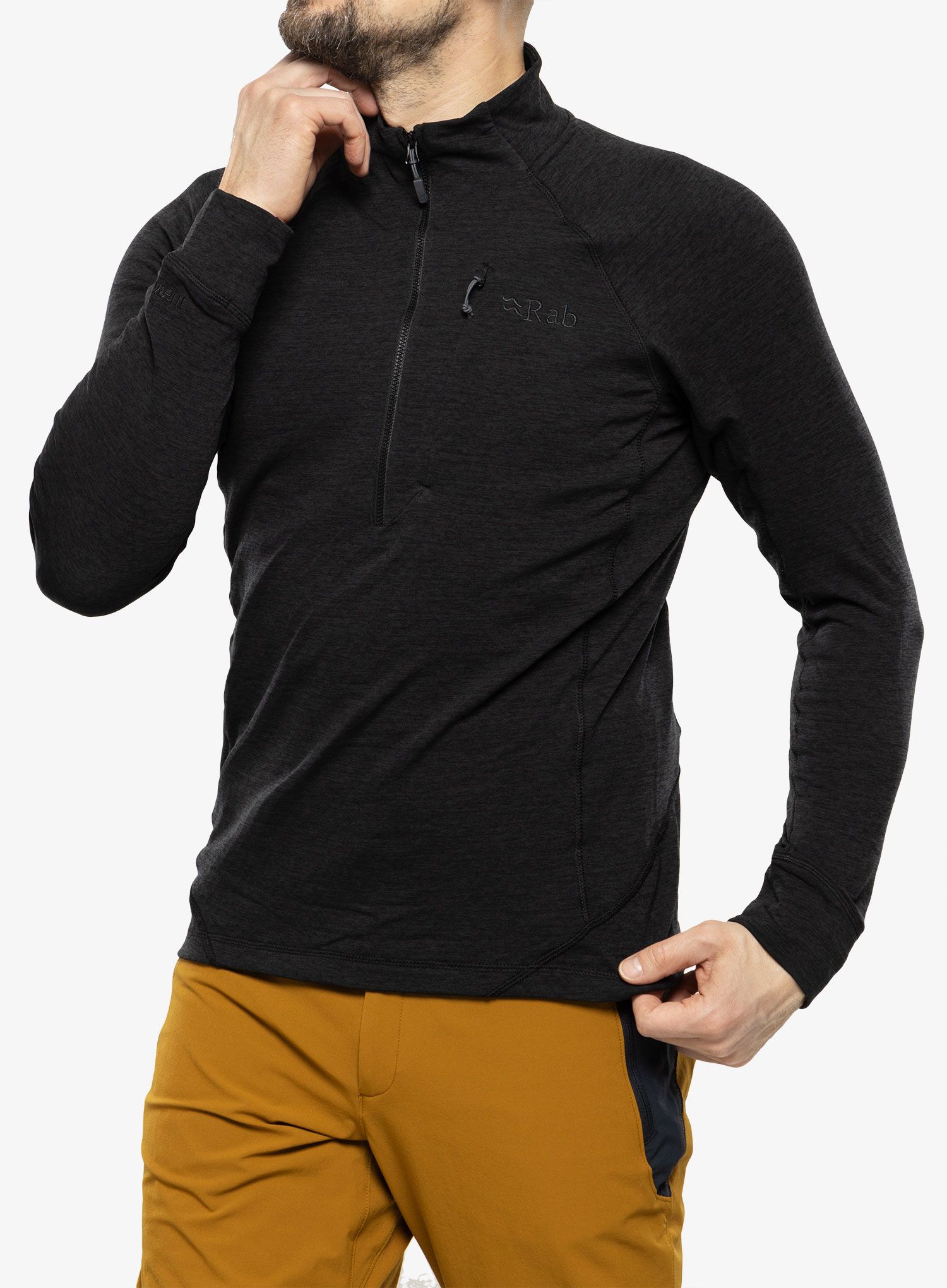 Dukserica s 1/2 patentnim zatvaračem Rab Nexus Pull-On  - black