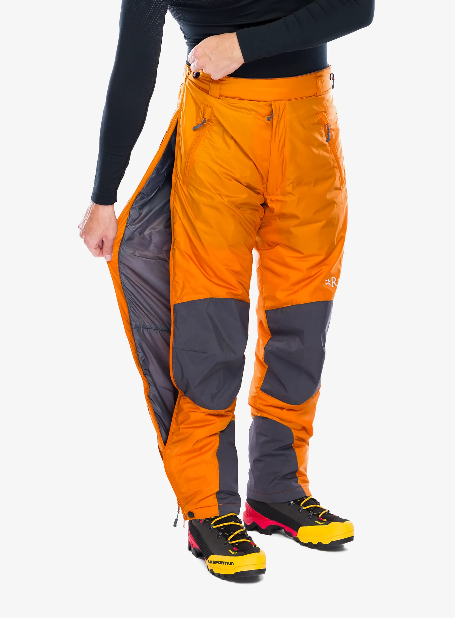 Hlače s postavom Rab Photon Pants - marmalade