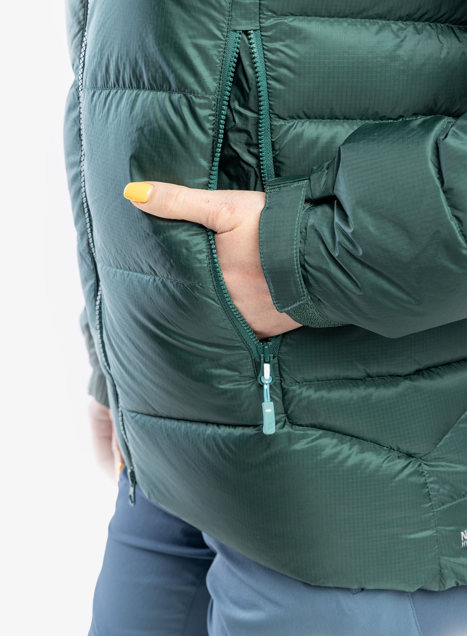 Ženska perjana jakna Rab Positron Pro Jacket - green slate