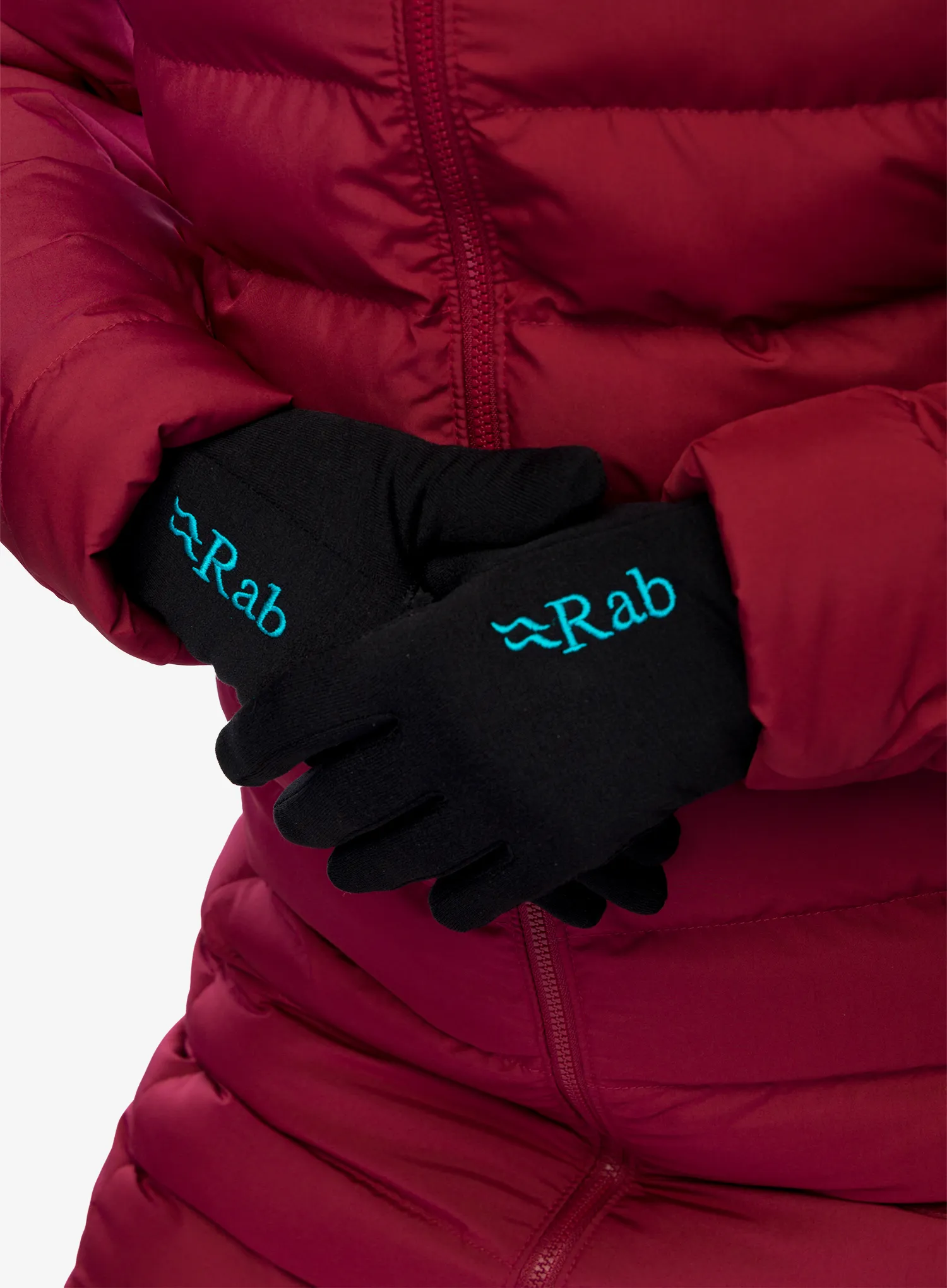 Ženske rukavice Rab Power Stretch Contact Grip Glove - black