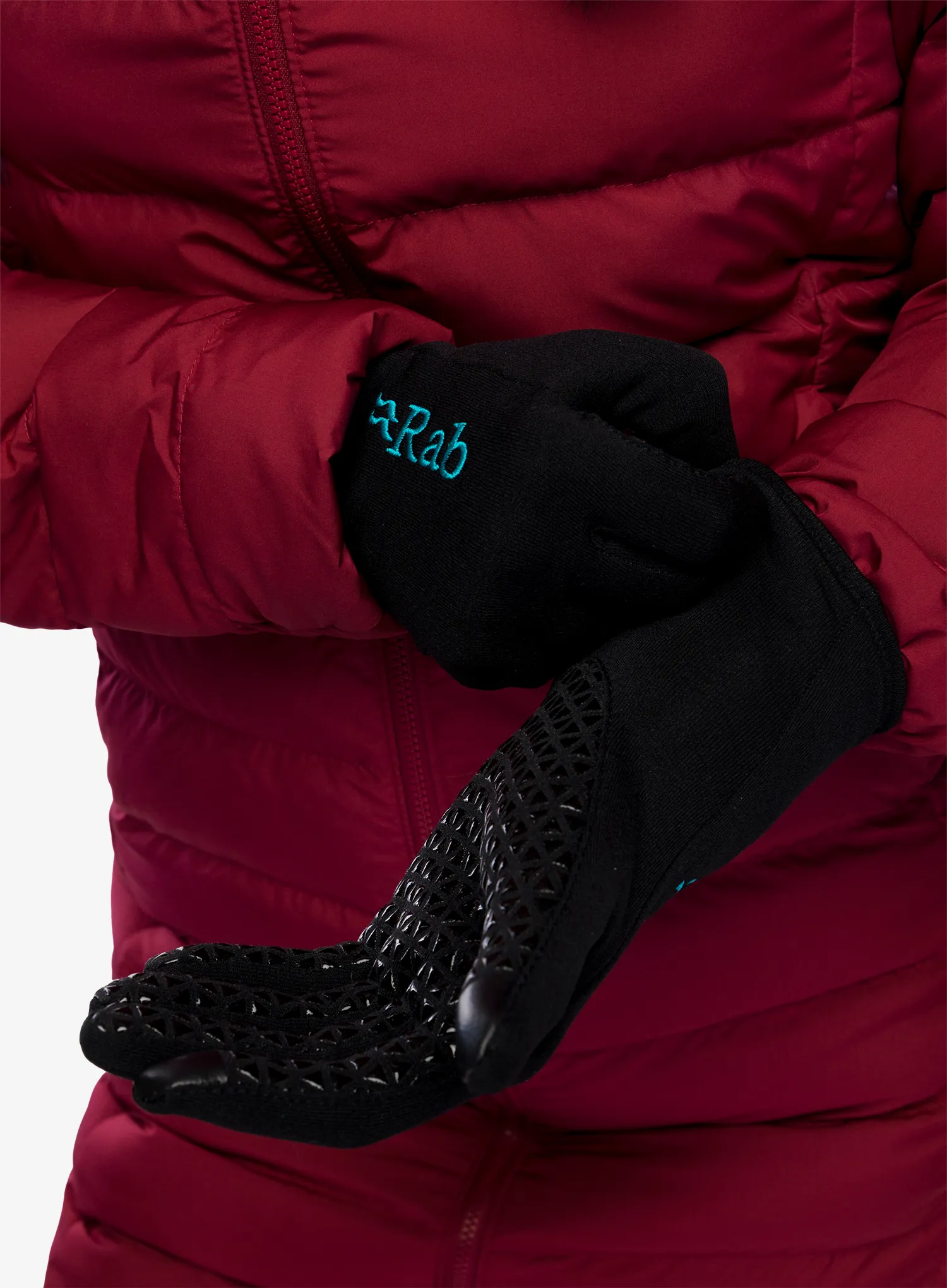 Ženske rukavice Rab Power Stretch Contact Grip Glove - black