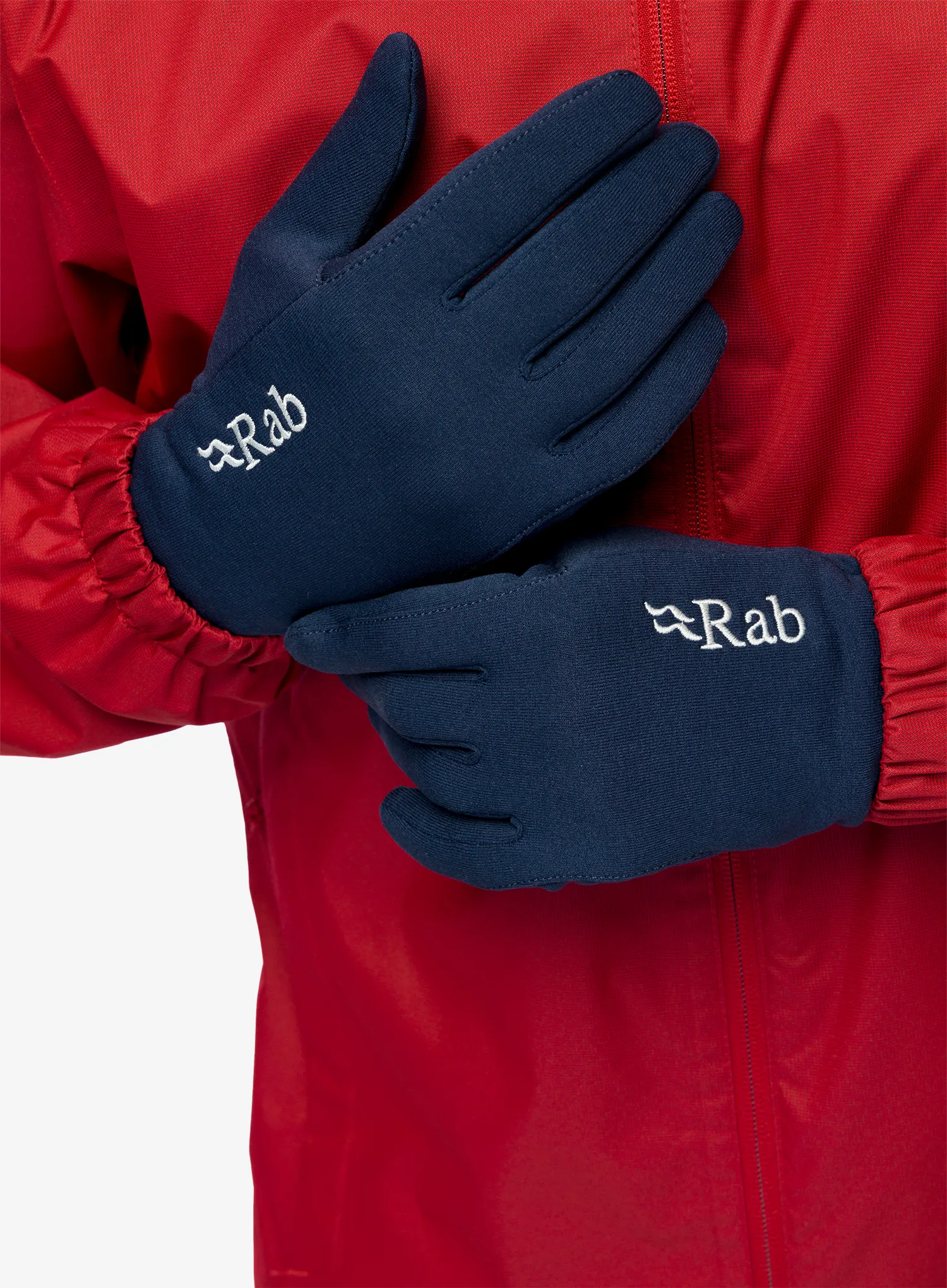 Rukavice od flisa Rab Power Stretch Pro Glove - deep ink