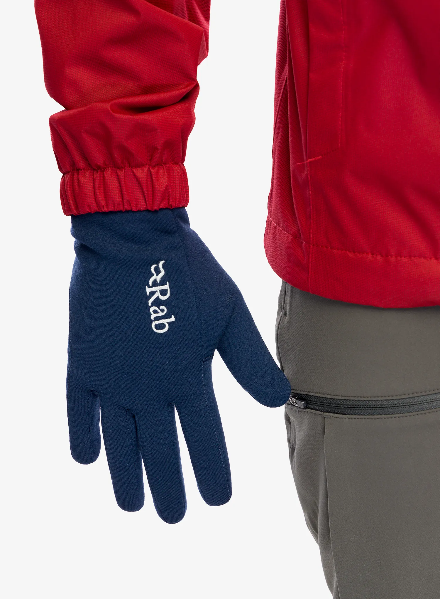 Rukavice od flisa Rab Power Stretch Pro Glove - deep ink