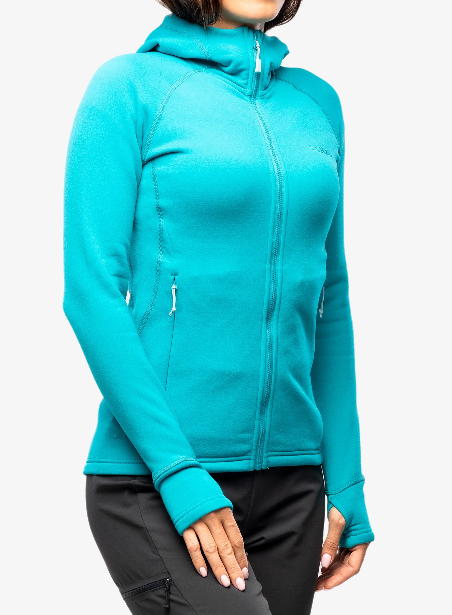 Ženska jakna od flisa Rab Power Stretch Pro Jacket - aquamarine