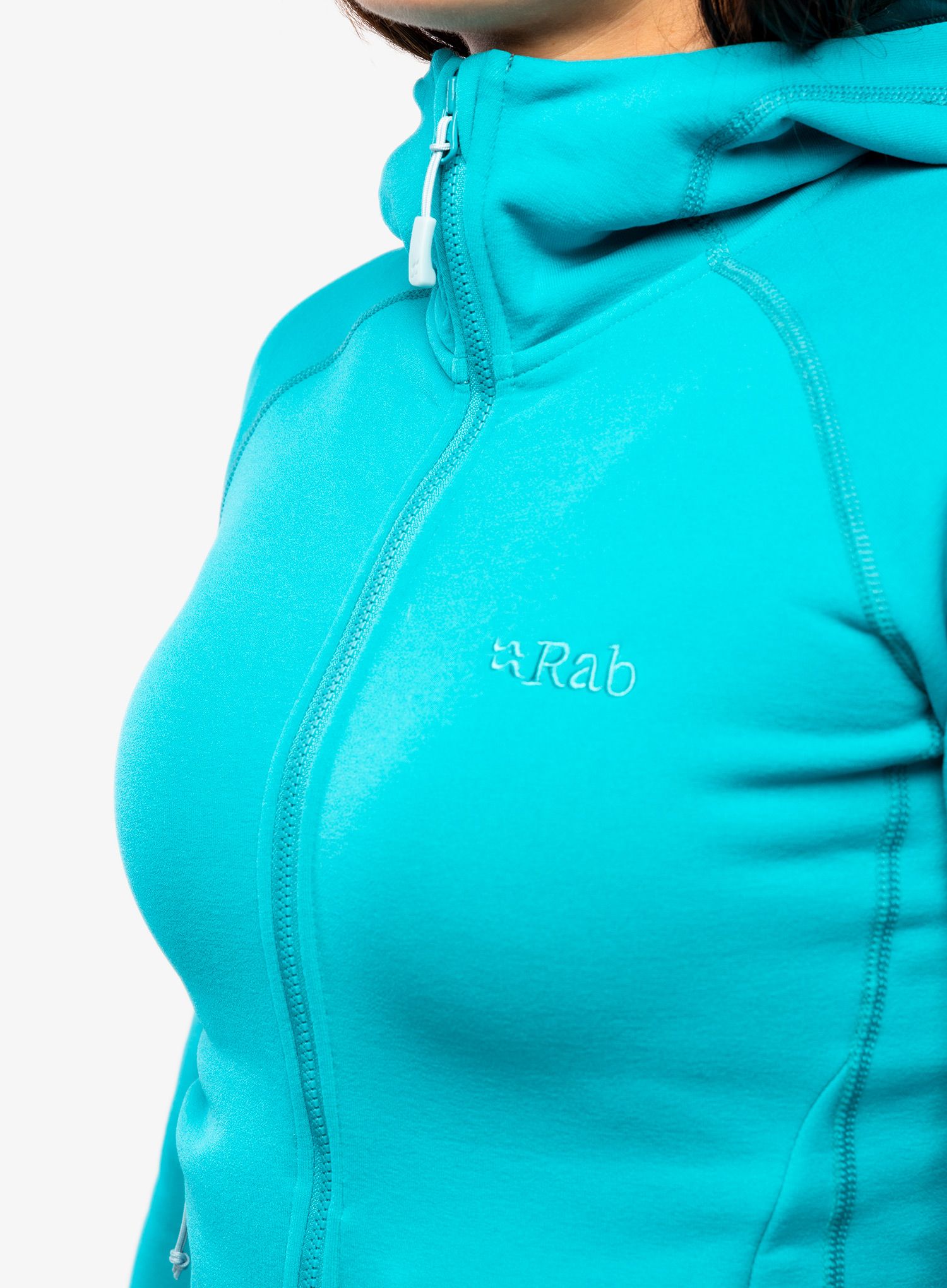 Ženska jakna od flisa Rab Power Stretch Pro Jacket - aquamarine