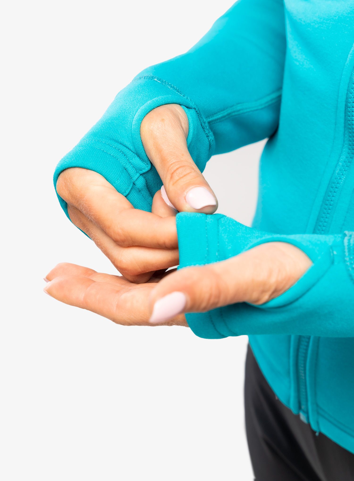 Ženska jakna od flisa Rab Power Stretch Pro Jacket - aquamarine