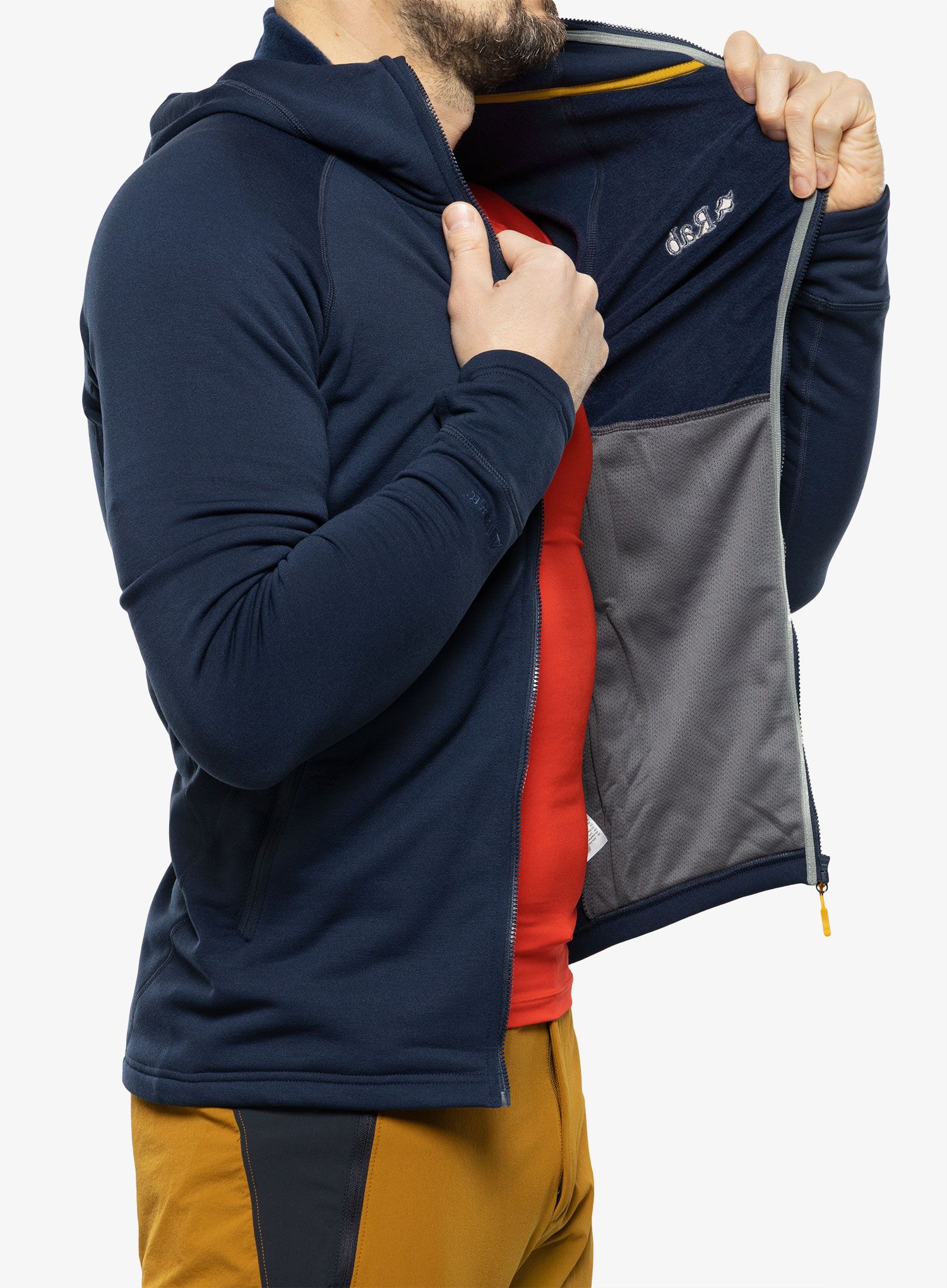 Jakna od flisa Rab Power Stretch Pro Jacket - deep ink