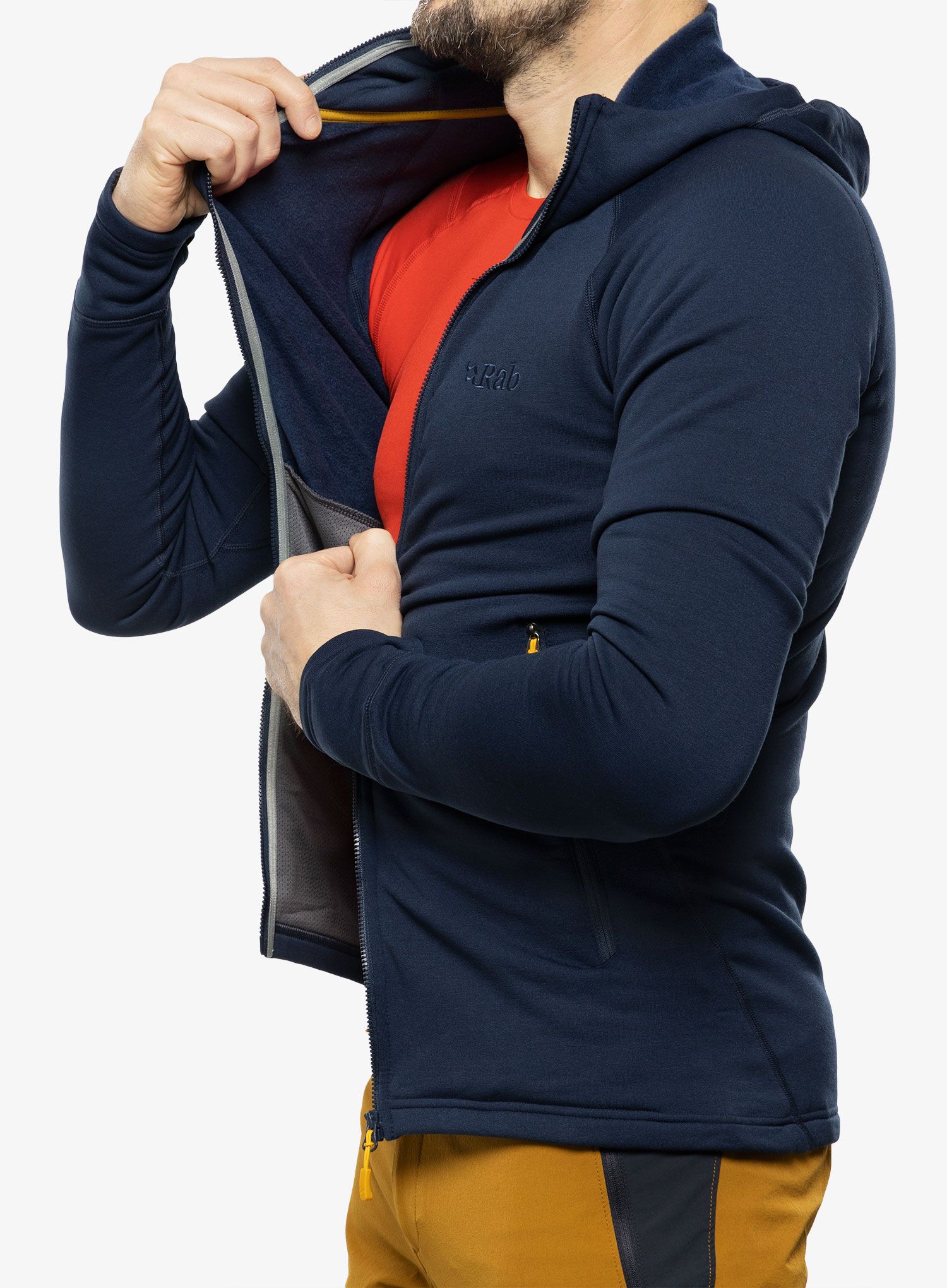 Jakna od flisa Rab Power Stretch Pro Jacket - deep ink