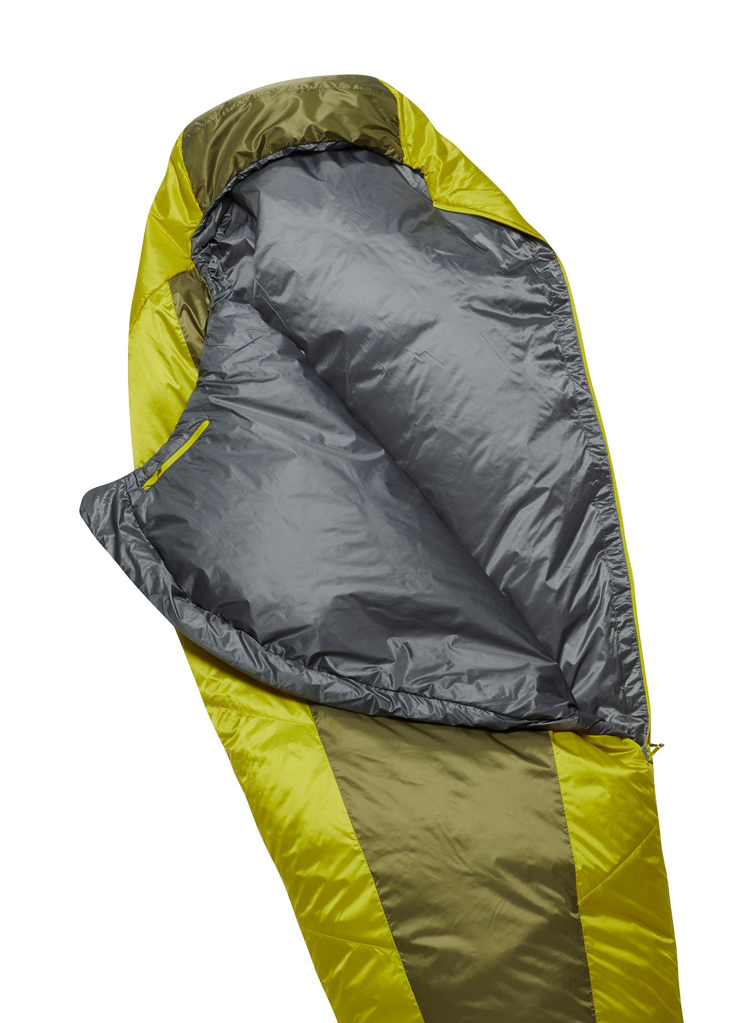 Sintetička vreća za spavanje Rab Solar Eco 0 (185 cm) - chlorite green