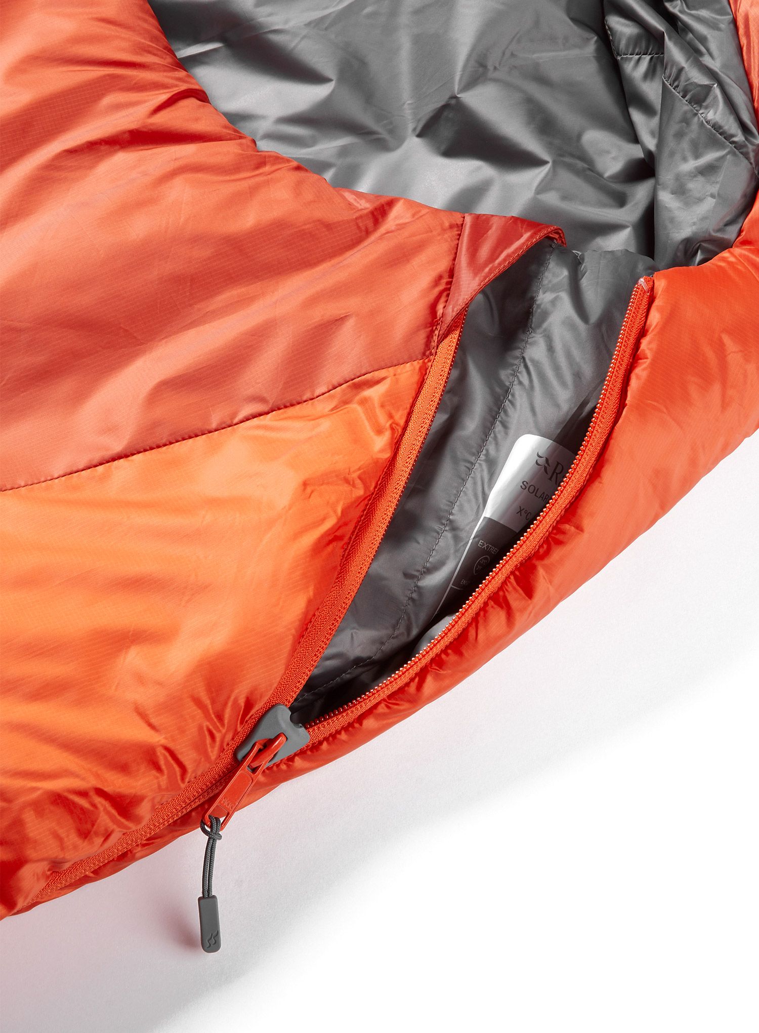 Sintetička vreća za spavanje Rab Solar Eco 1 (185 cm) - red clay