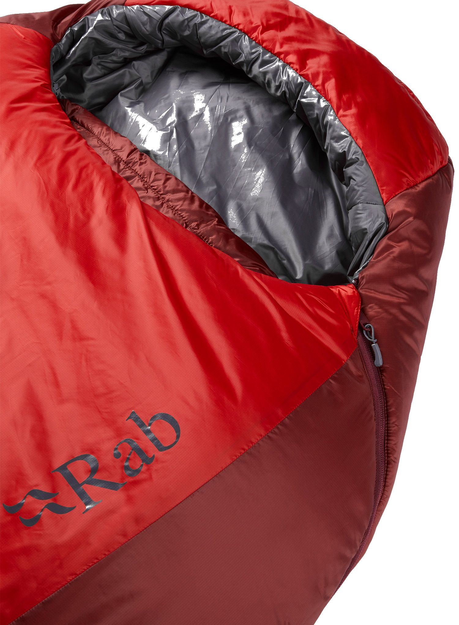 Ženska vreća za spavanje Rab Solar Eco 3 (170 cm) - ascent red