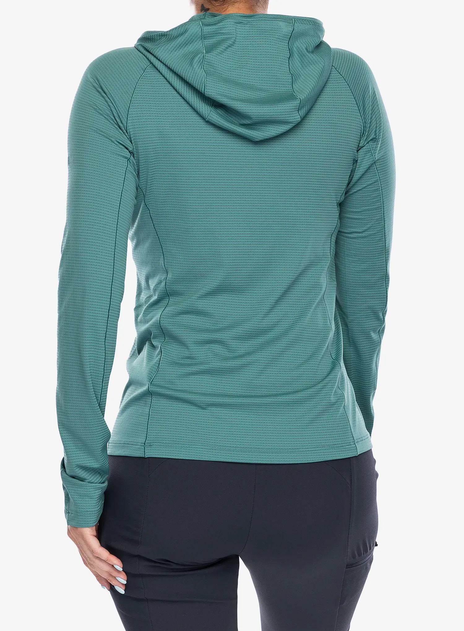 Ženska termoaktivna dukserica Rab Sonic Hoody - eucalyptus