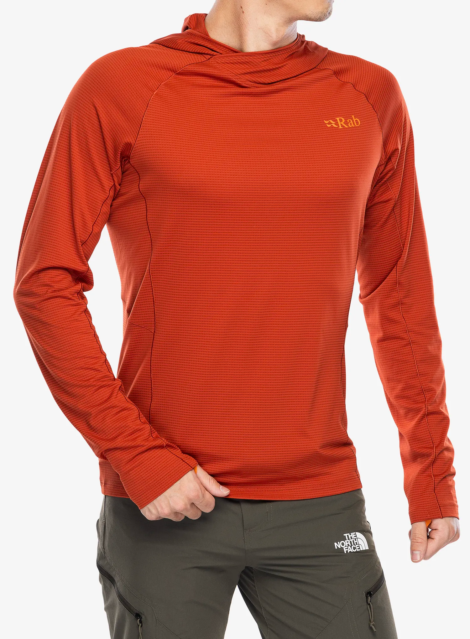 Termoaktivna dukserica Rab Sonic Hoody - red clay