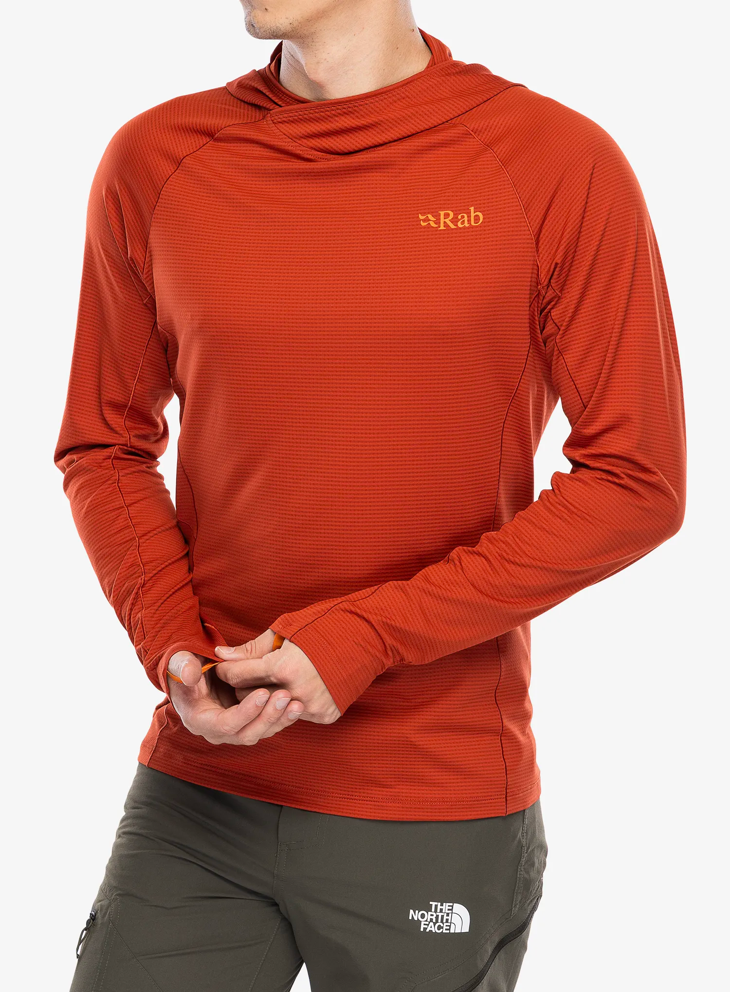 Termoaktivna dukserica Rab Sonic Hoody - red clay