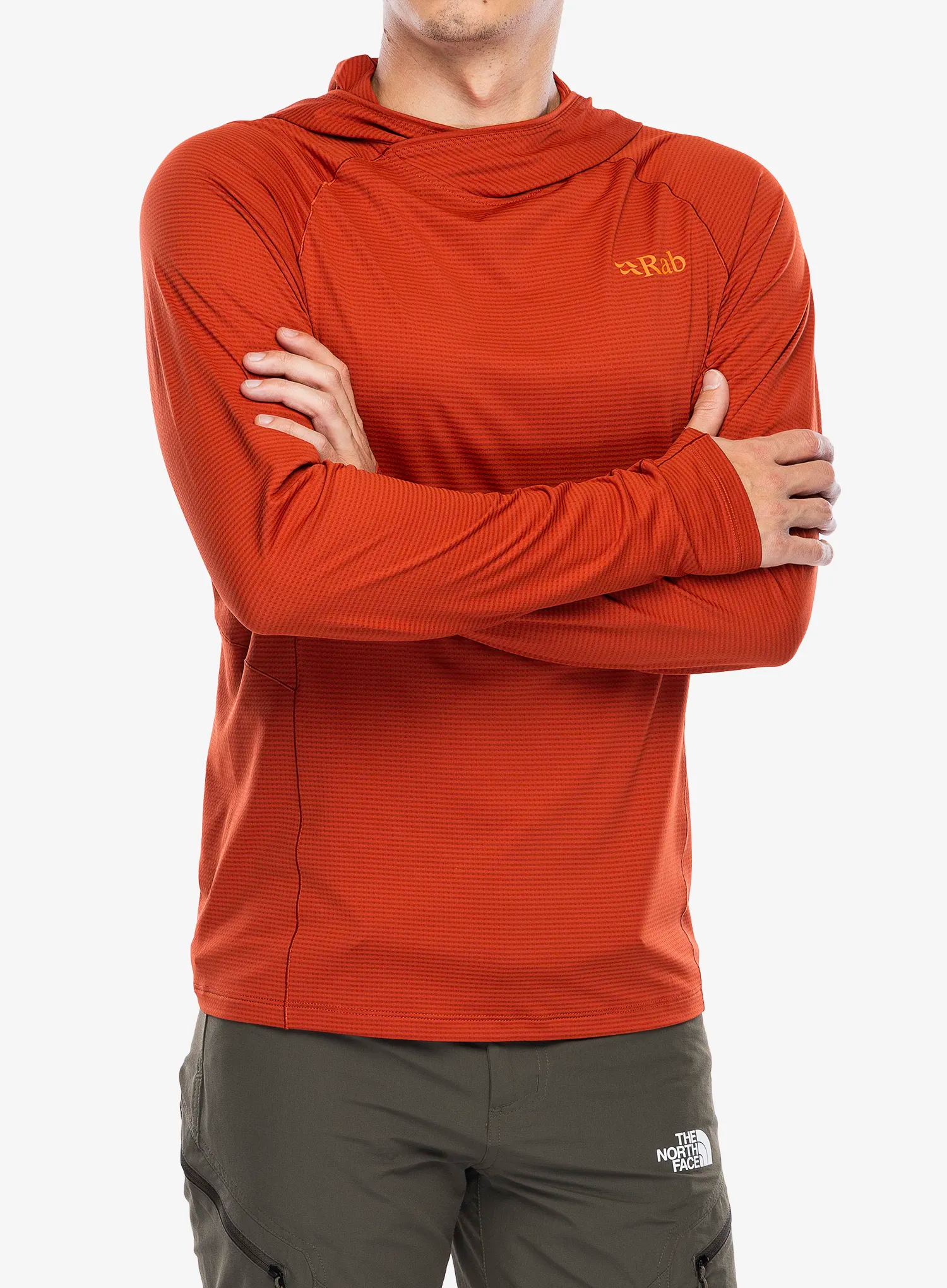 Termoaktivna dukserica Rab Sonic Hoody - red clay