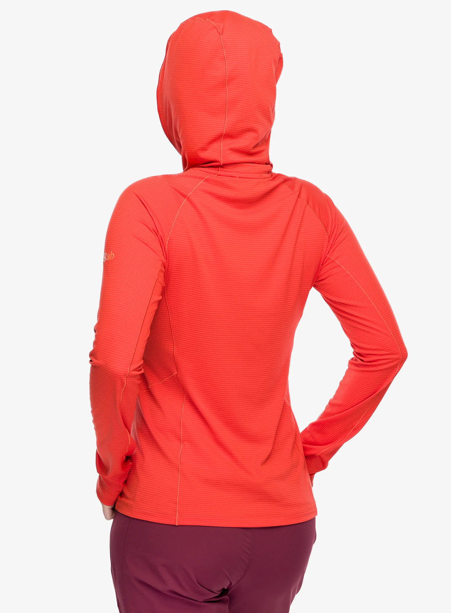 Ženska termoaktivna dukserica Rab Sonic Hoody - red grapefruit