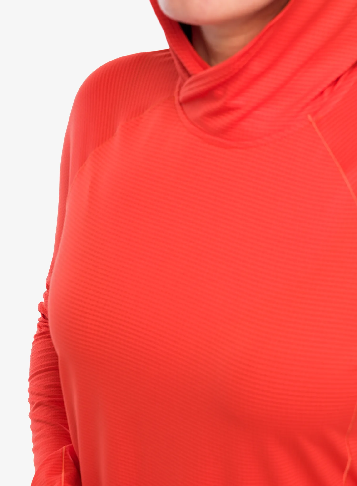Ženska termoaktivna dukserica Rab Sonic Hoody - red grapefruit