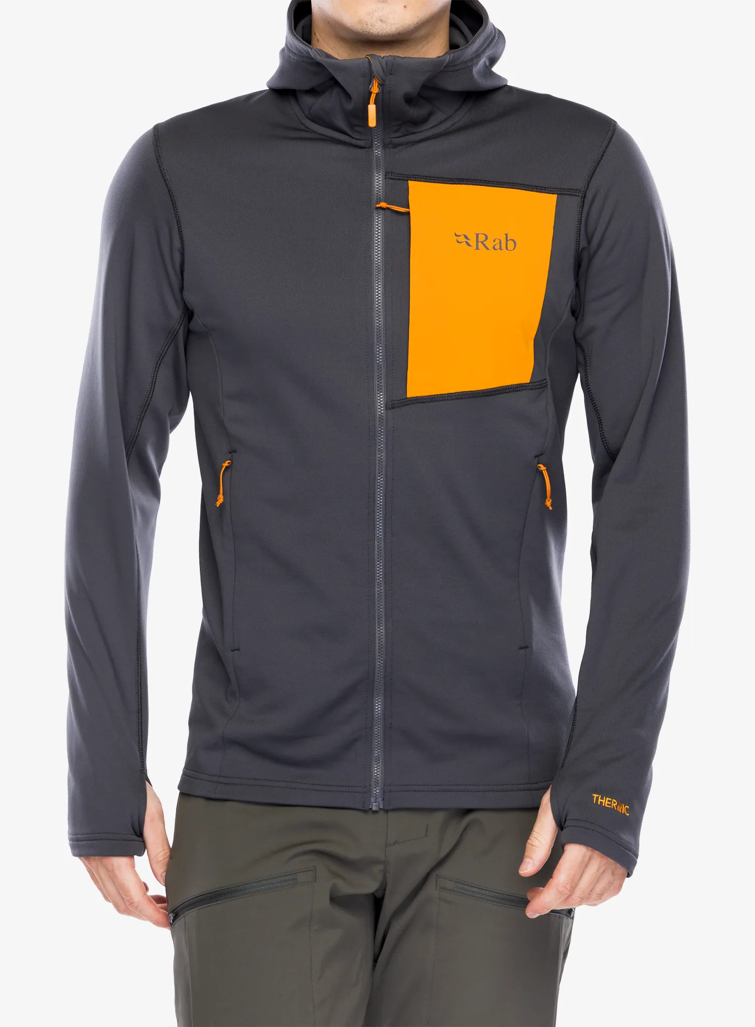 Majica s kapuljačom Rab Superflux Hoody - graphene