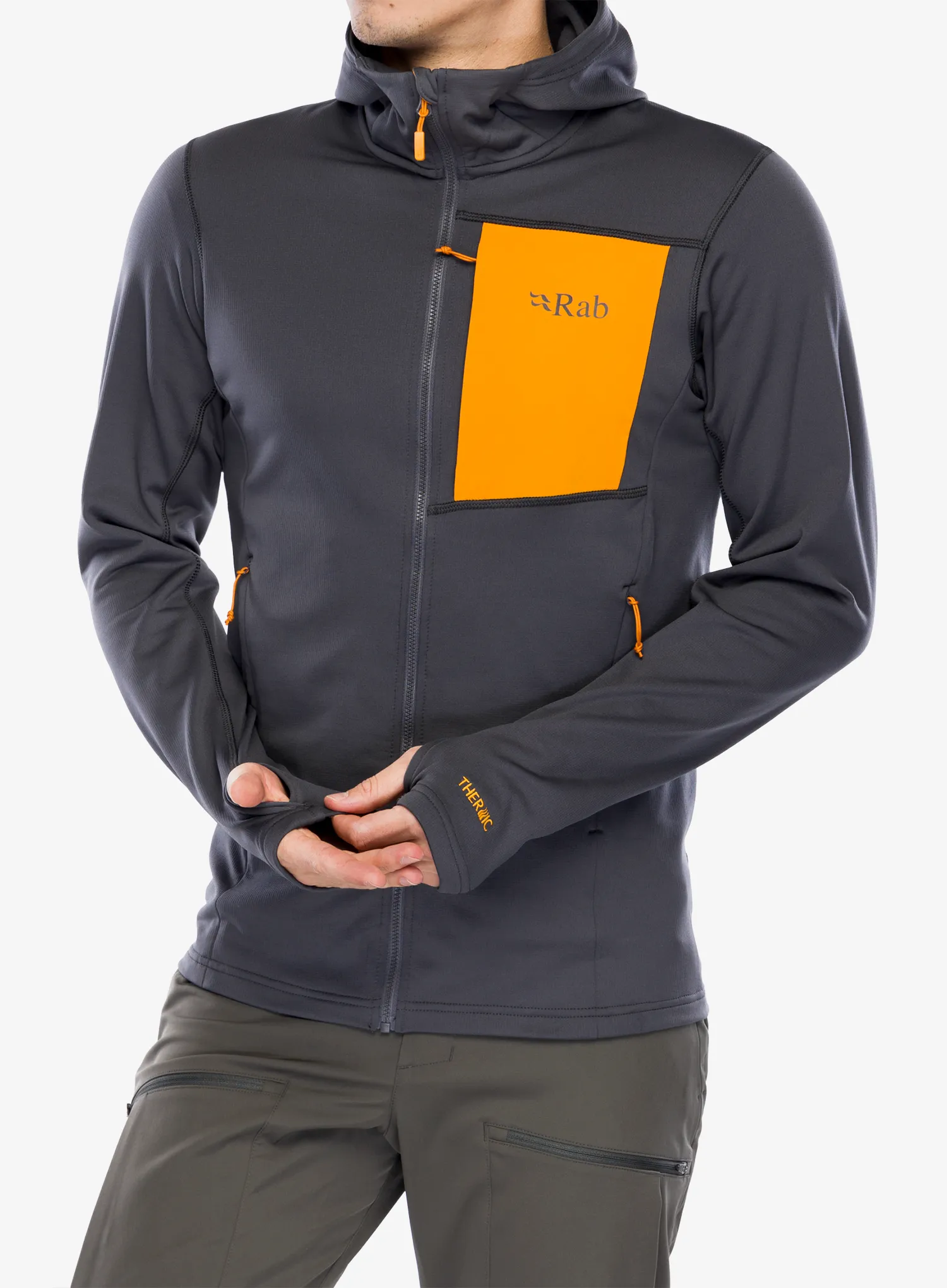 Majica s kapuljačom Rab Superflux Hoody - graphene