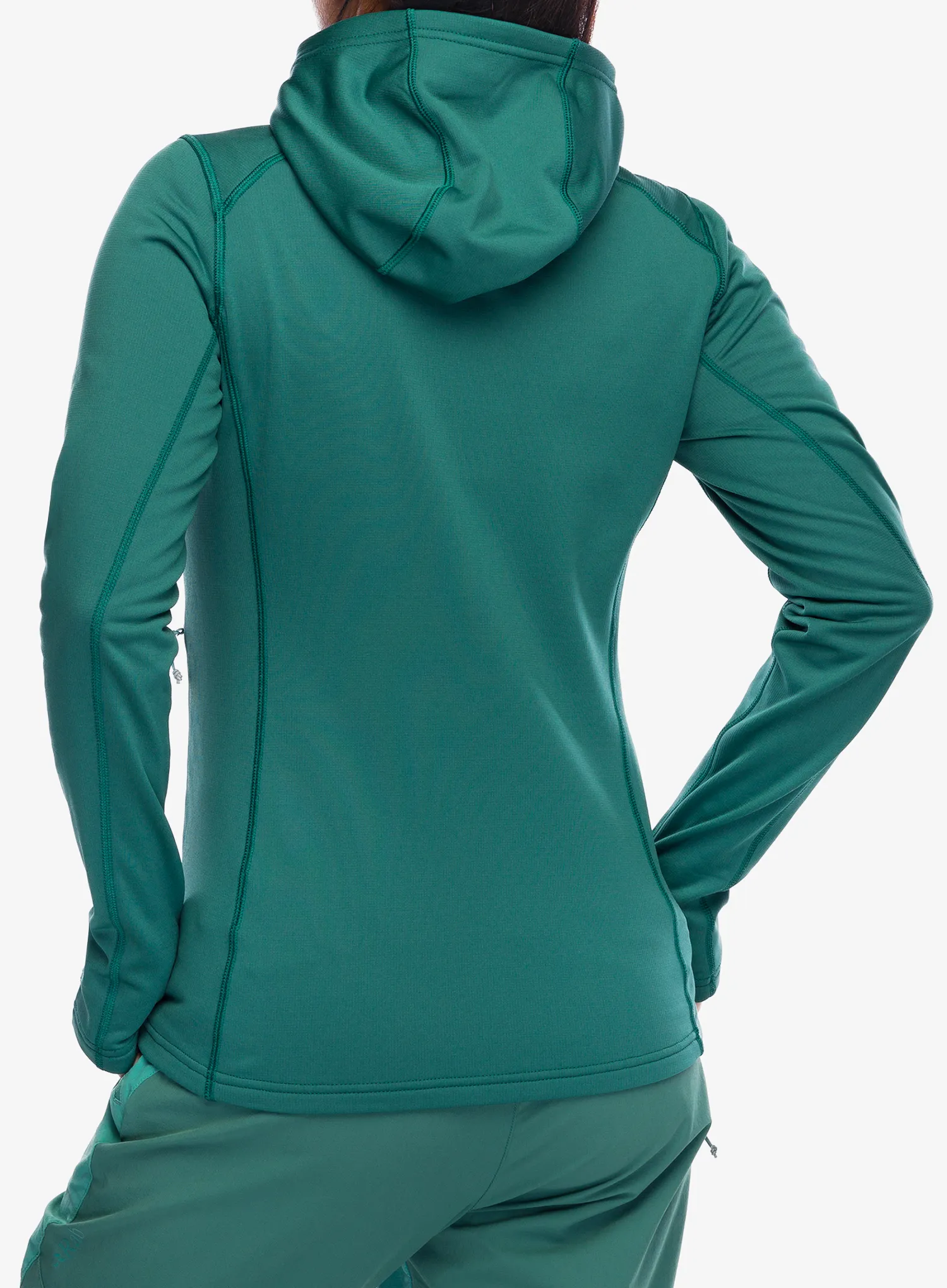 Dukserica s kapuljačom ženska Rab Superflux Hoody - green slate