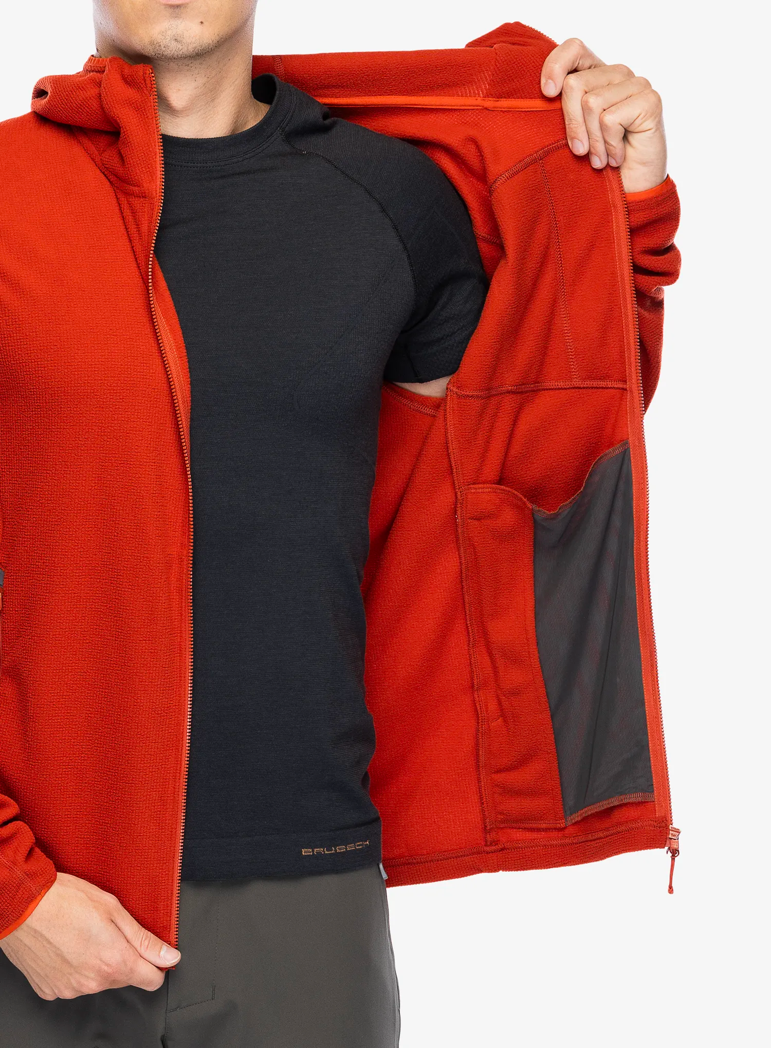 Majica s kapuljačom Rab Tecton Hoody - red clay