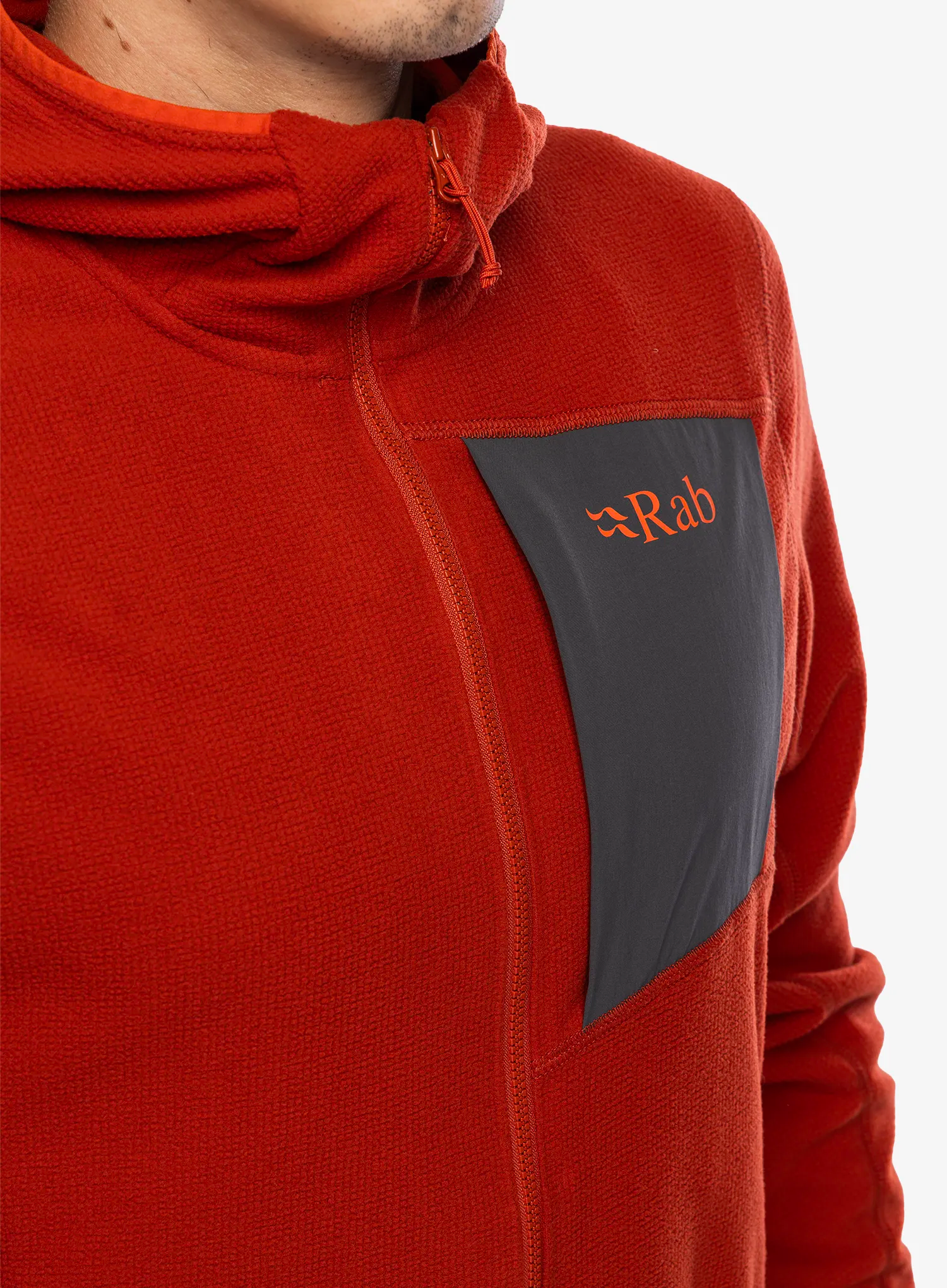 Majica s kapuljačom Rab Tecton Hoody - red clay