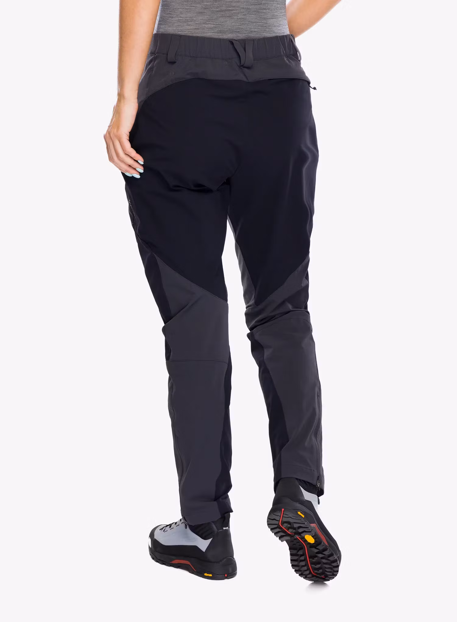 Ženske trekking hlače Rab Torque Mountain Pants - anthracite/black