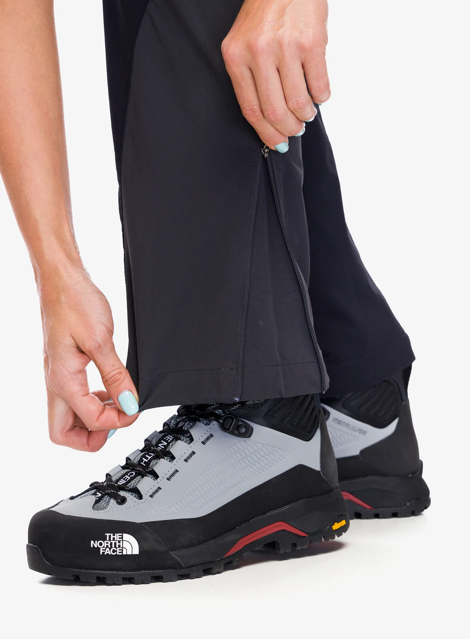 Ženske trekking hlače Rab Torque Mountain Pants - anthracite/black