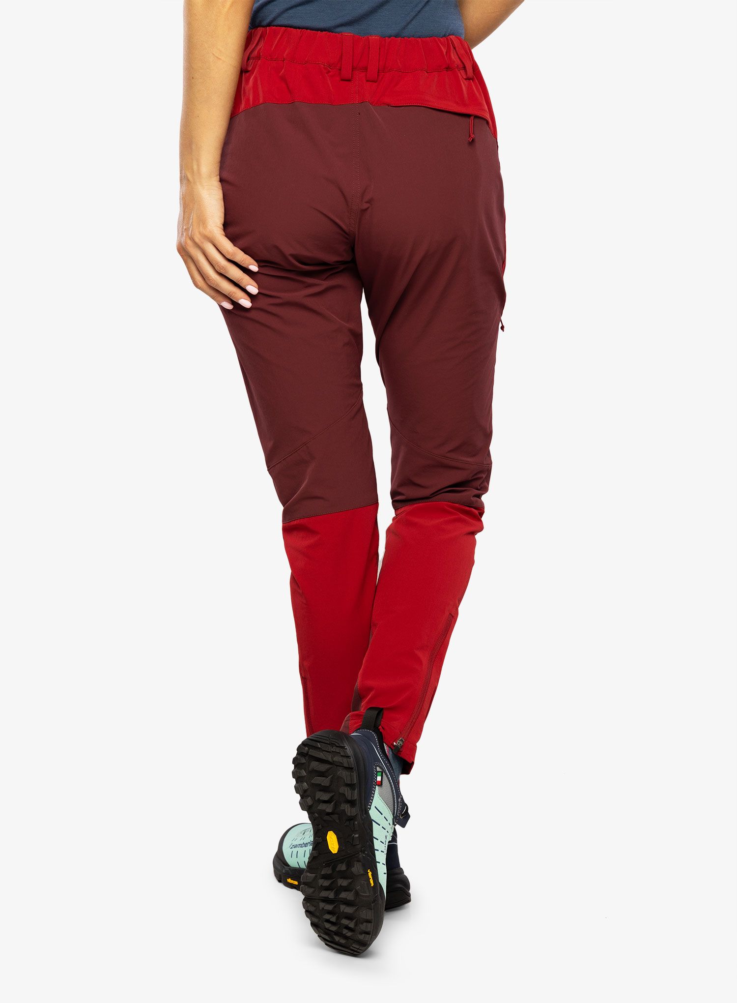 Ženske hlače Rab Torque Mountain Pants - crimson/deep heather