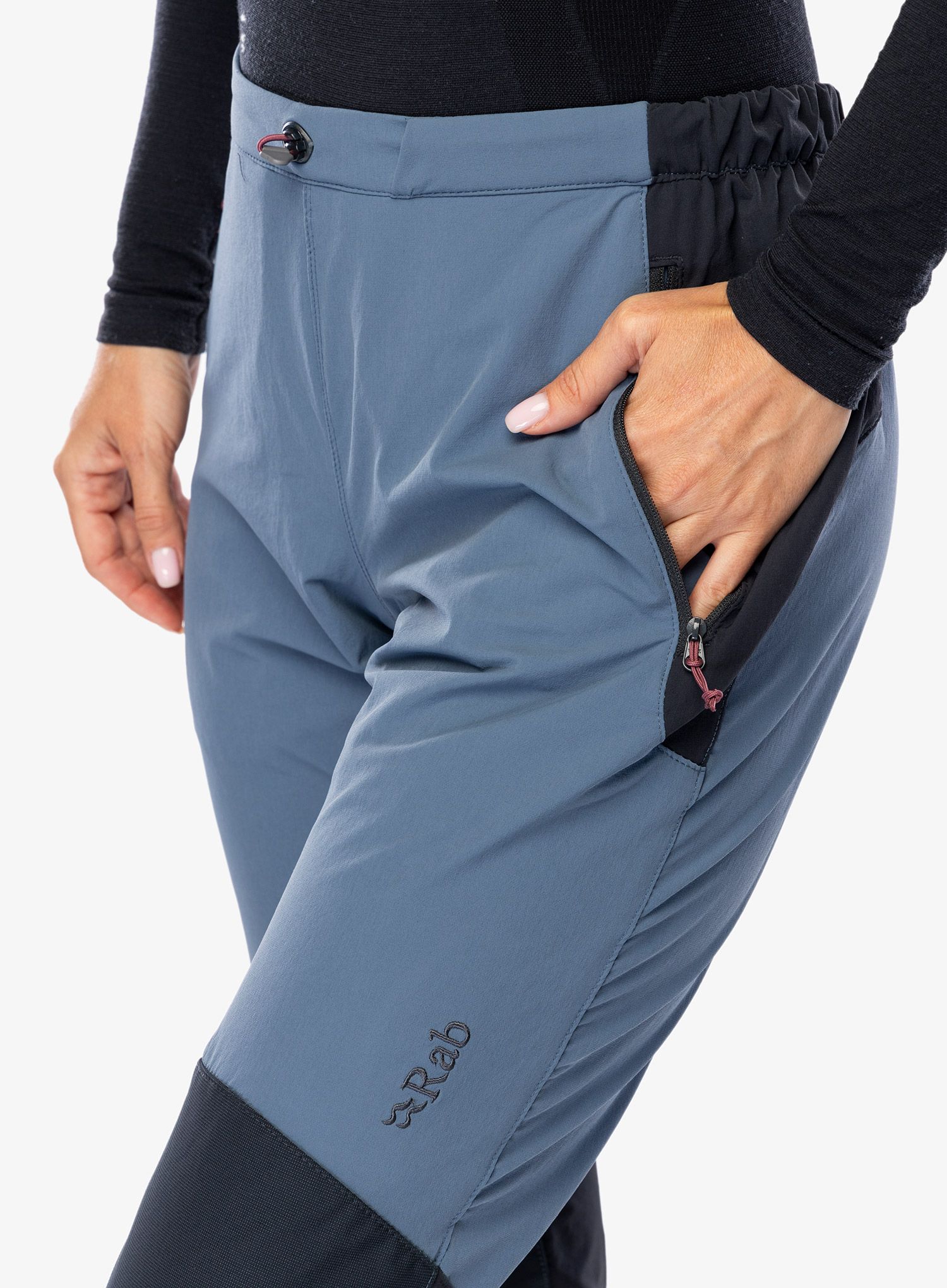 Ženske trekking hlače Rab Torque Pants - bering sea