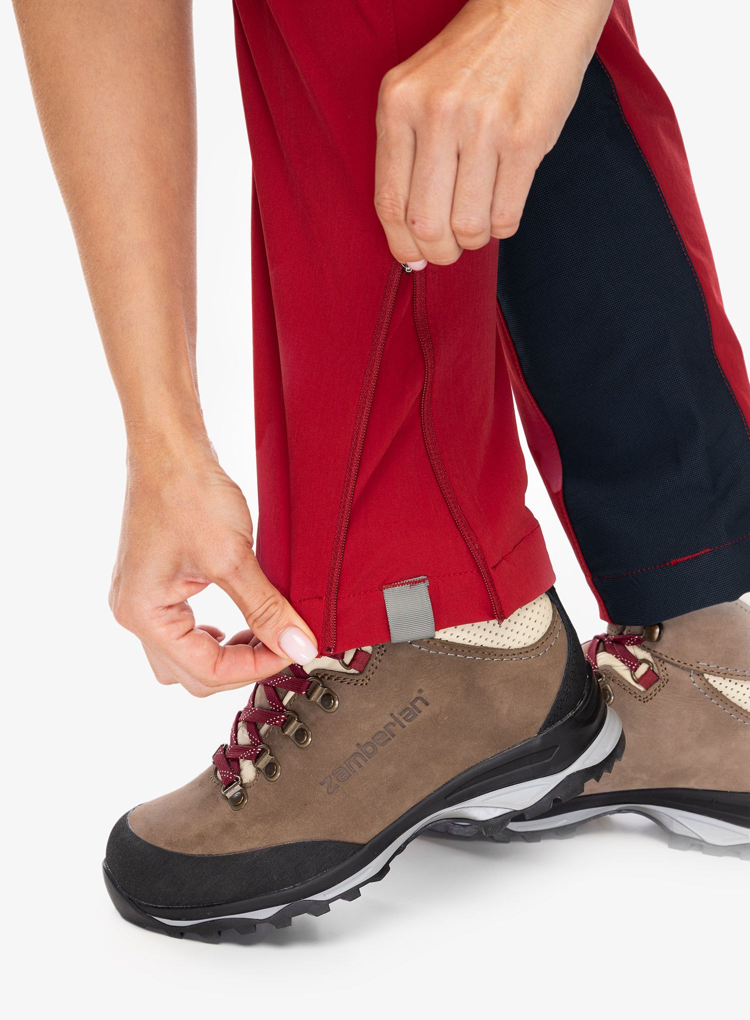 Ženske softshell hlače Rab Torque Pants - crimson