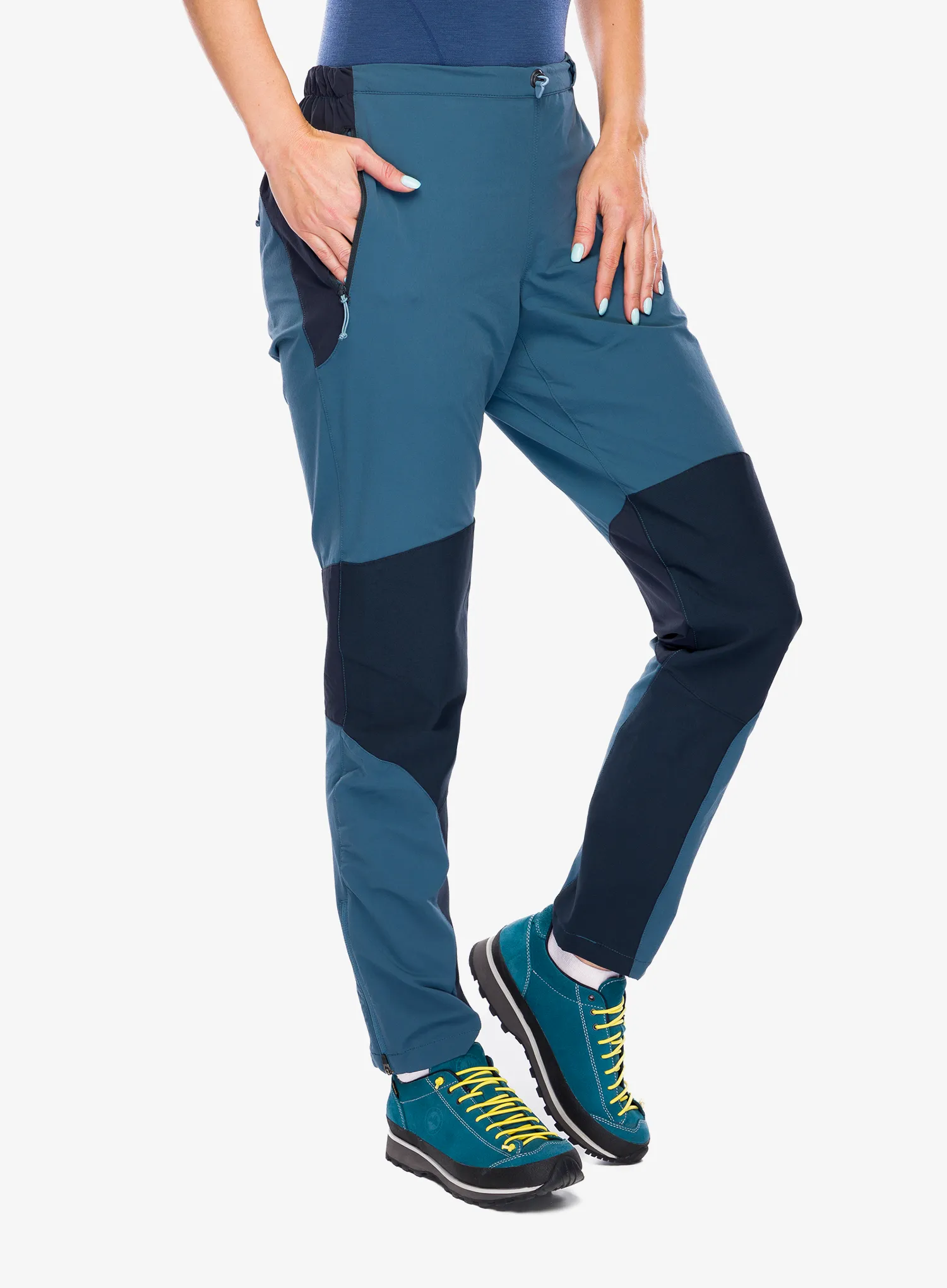Ženske trekking hlače Rab Torque Pants - orion blue