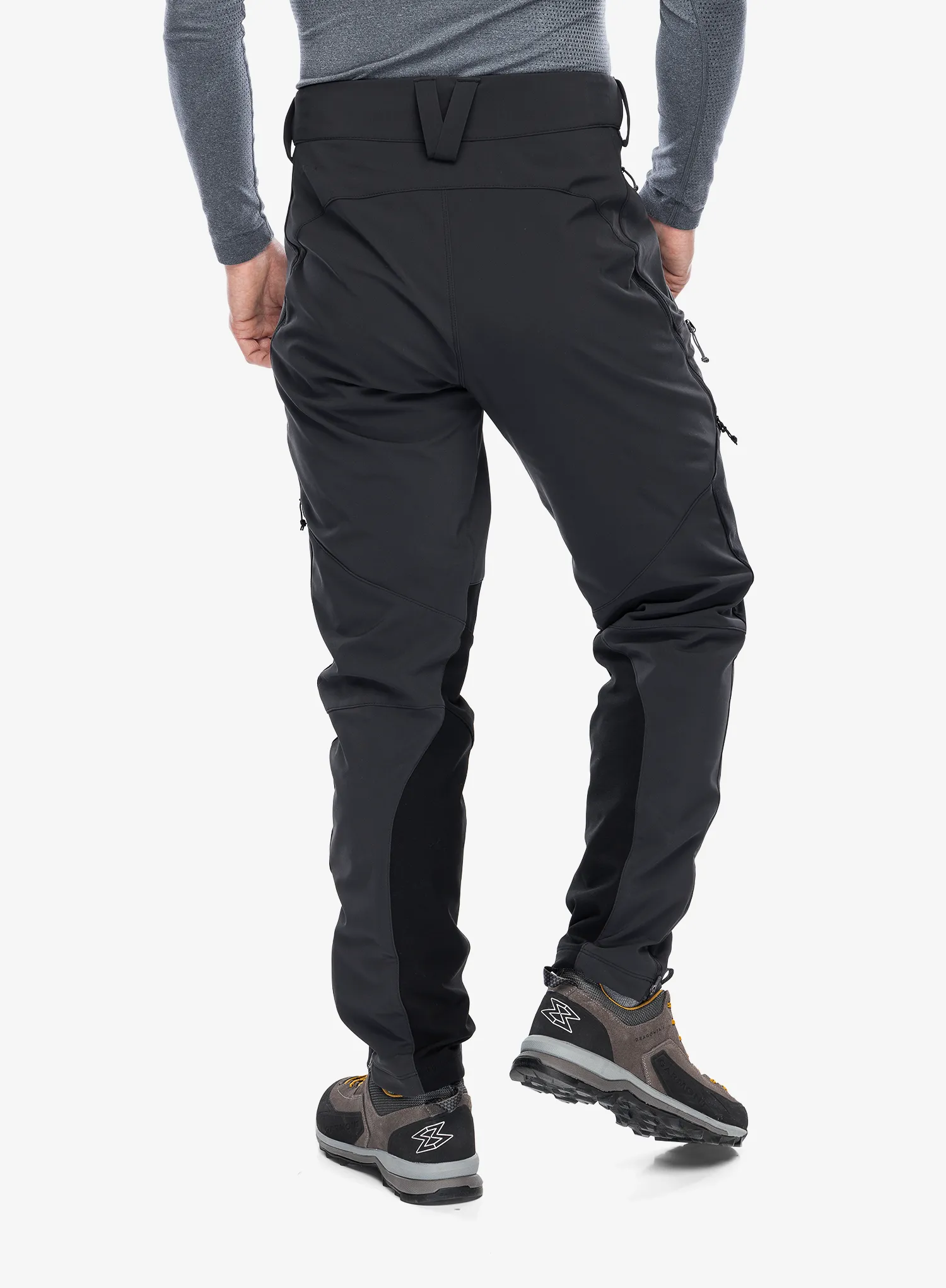 Softshell hlače Rab Torque Winter Pants - black