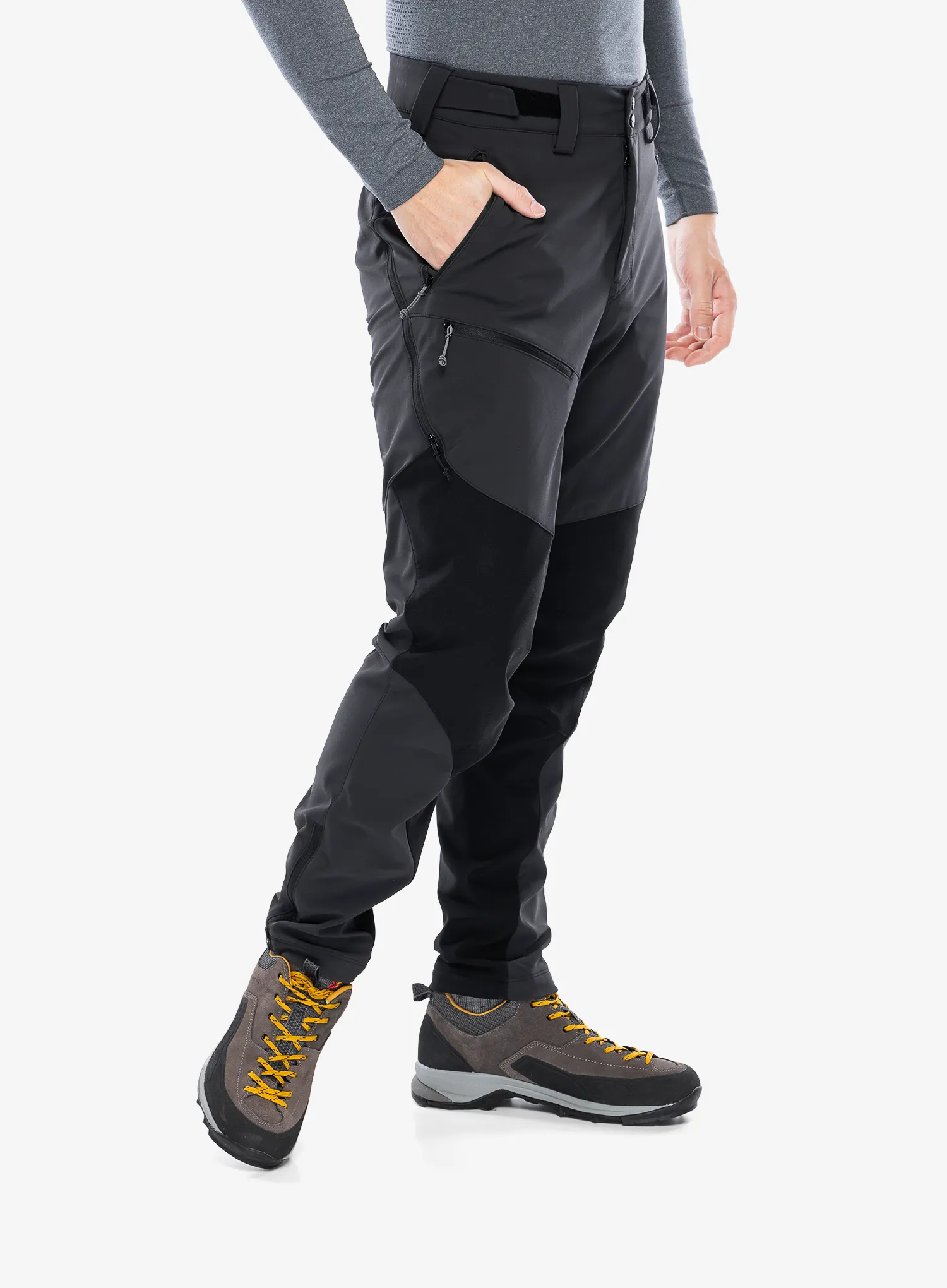Softshell hlače Rab Torque Winter Pants - black