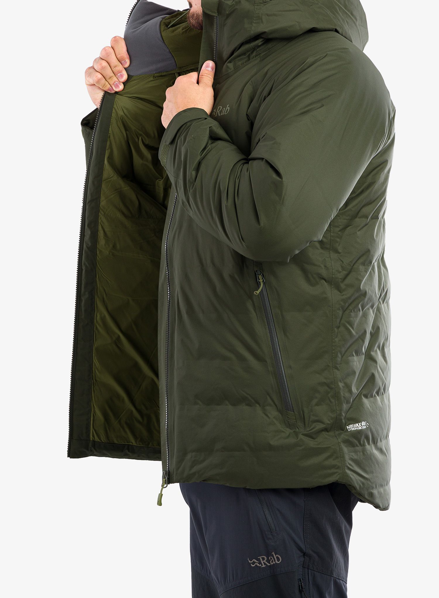 Pernata jakna Rab Valiance Jacket - army