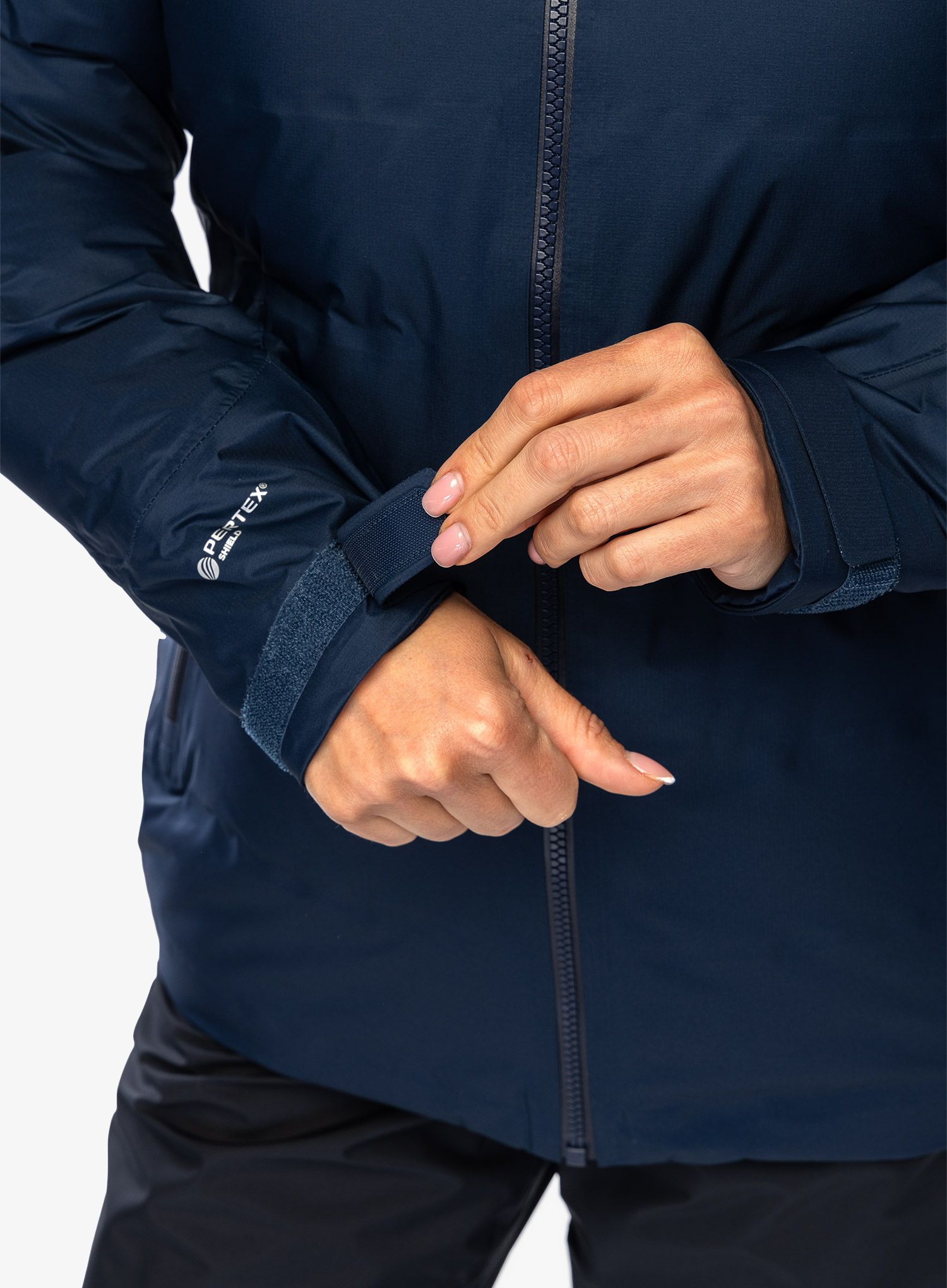 Ženska perjana jakna Rab Valiance Jacket - deep ink