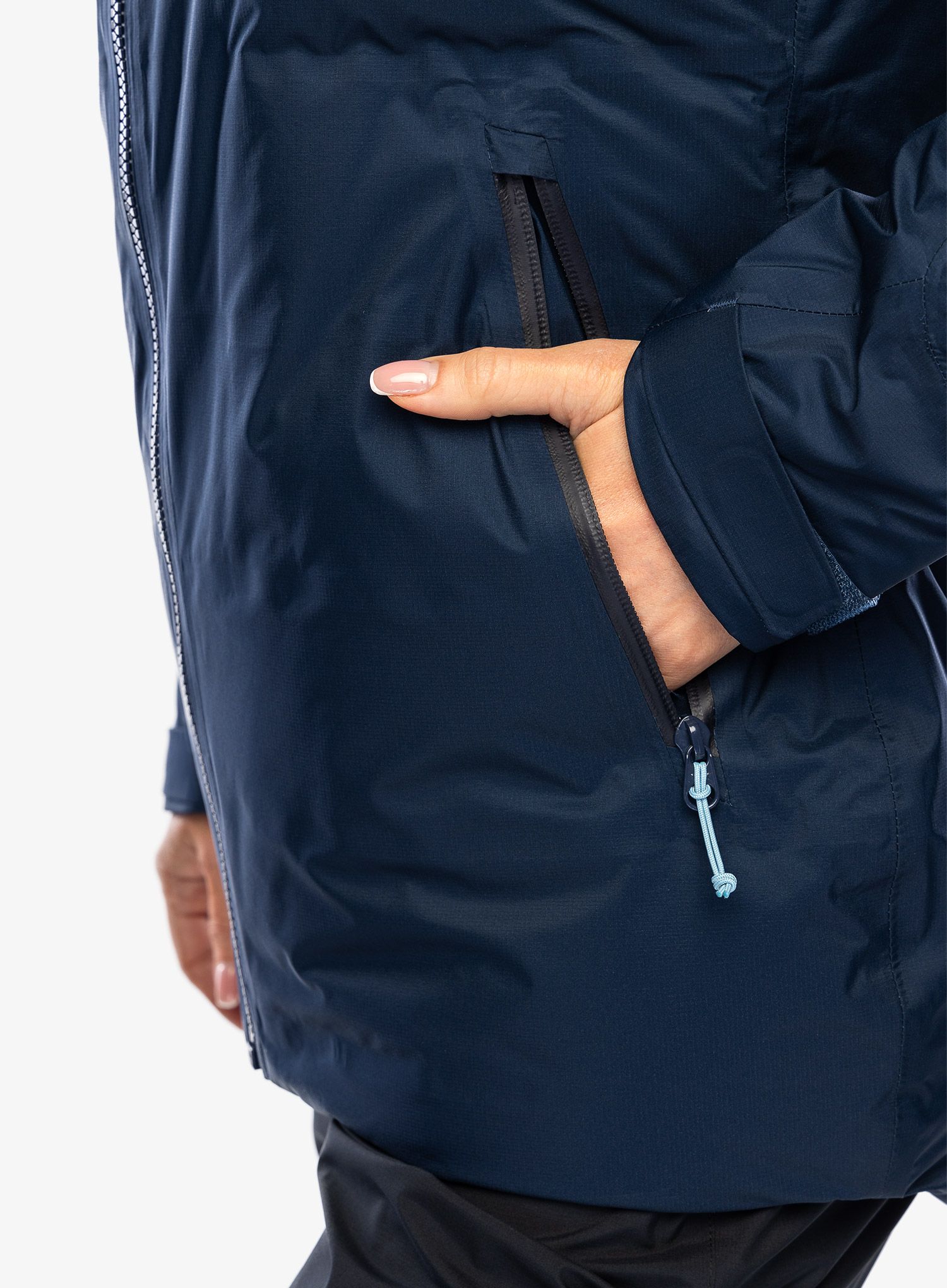 Ženska perjana jakna Rab Valiance Jacket - deep ink