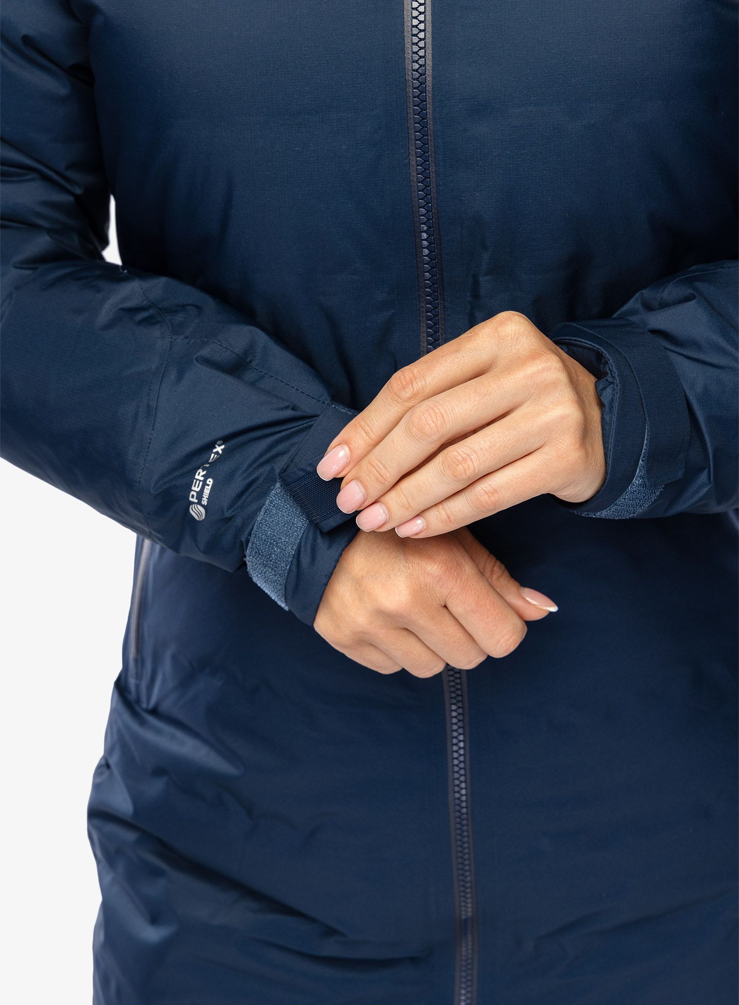 Ženski perjani kaput Rab Valiance Parka - deep ink