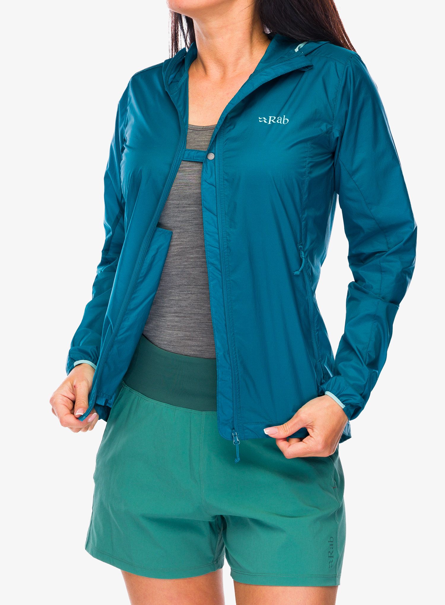 Ženska vjetrovka Rab Vital Hoody - ultramarine