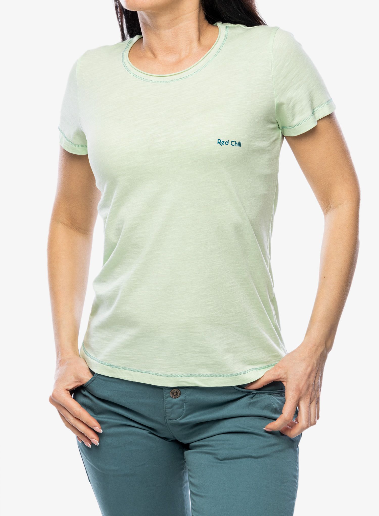 Ženska majica s tiskom Red Chilli Wo Satori T-Shirt III - pastel green