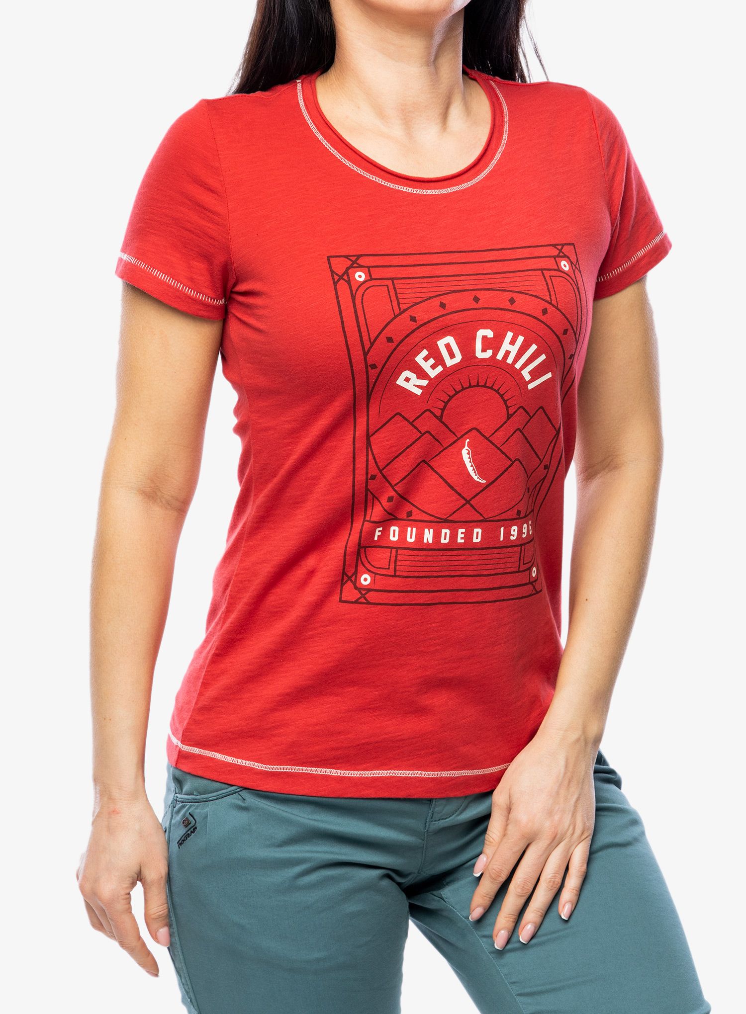 Ženska penjačka majica Red Chilli Wo Satori T-Shirt III - sumac