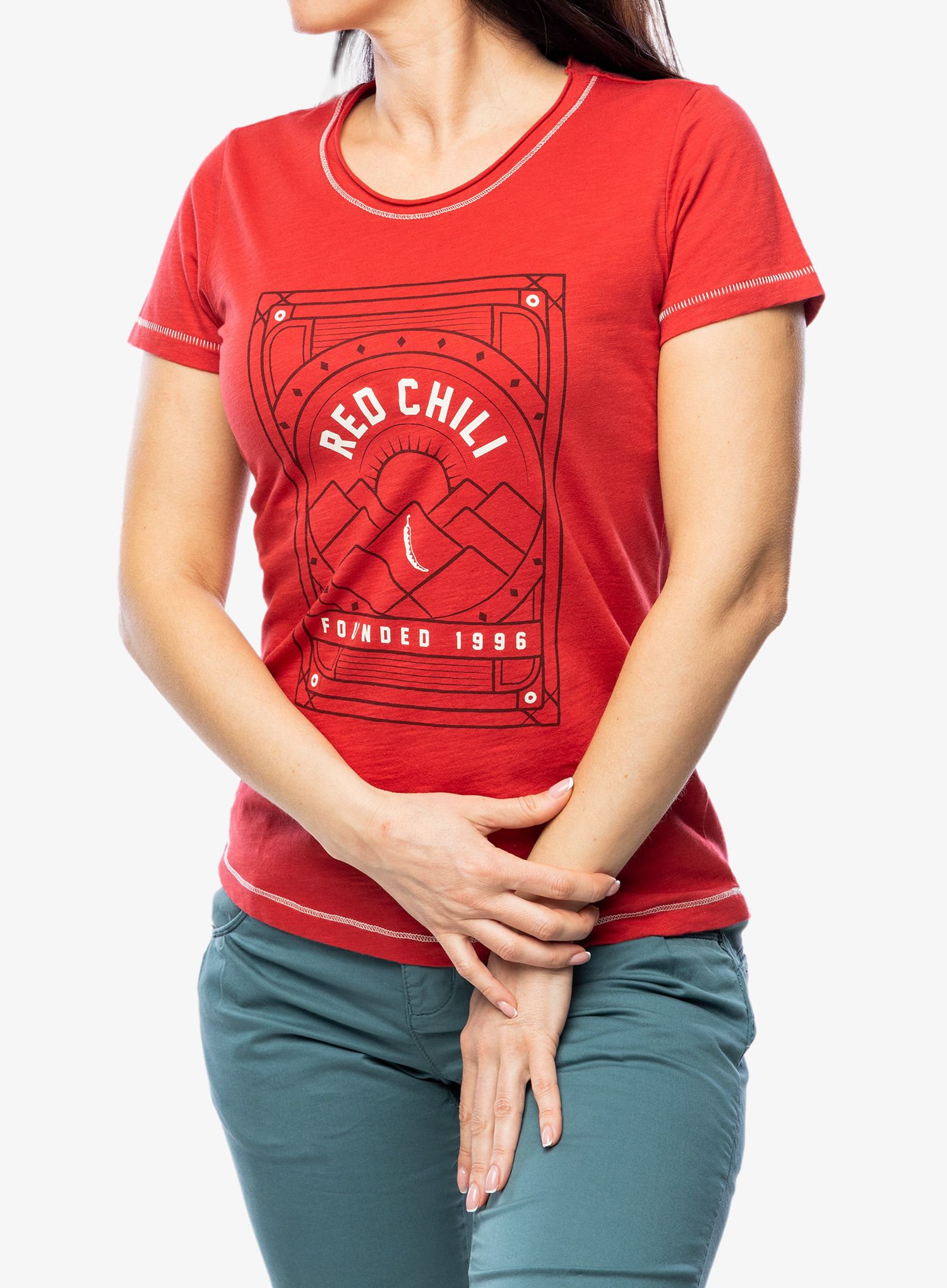 Ženska penjačka majica Red Chilli Wo Satori T-Shirt III - sumac