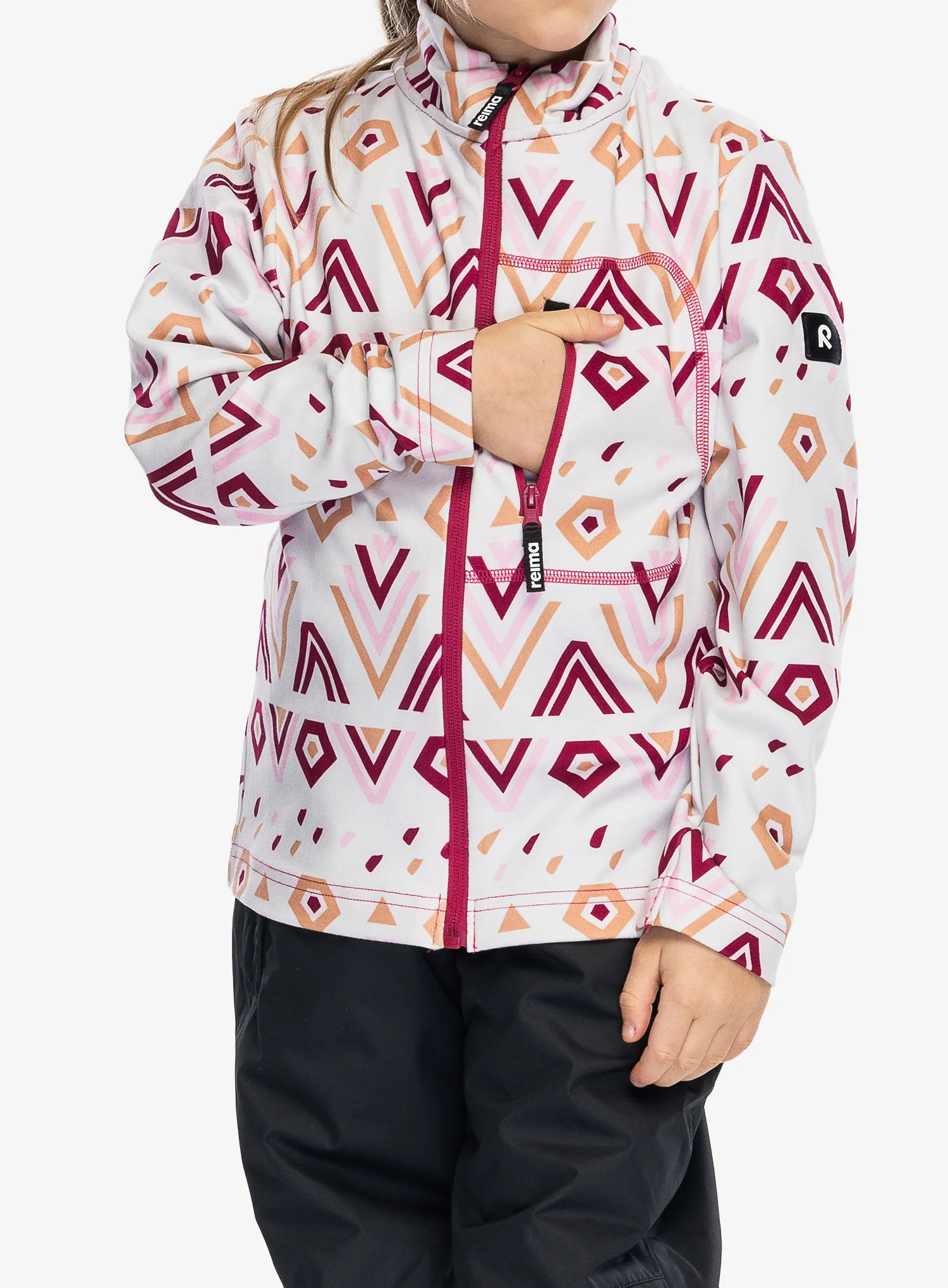 Dukserica za djevojčice Reima Iisisti - cool burgundy