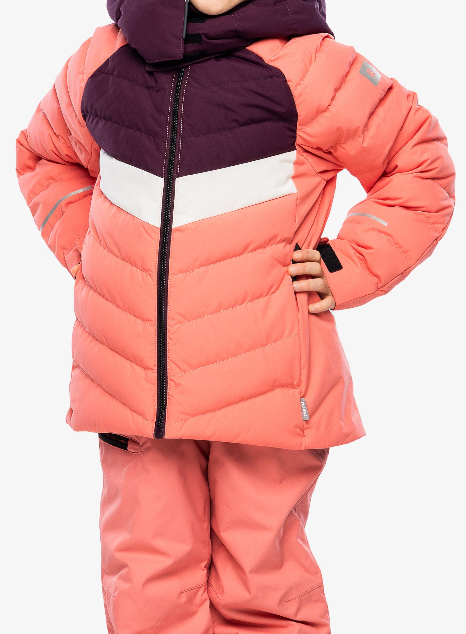 Jakna za djevojčice Reima Luppo - pink coral