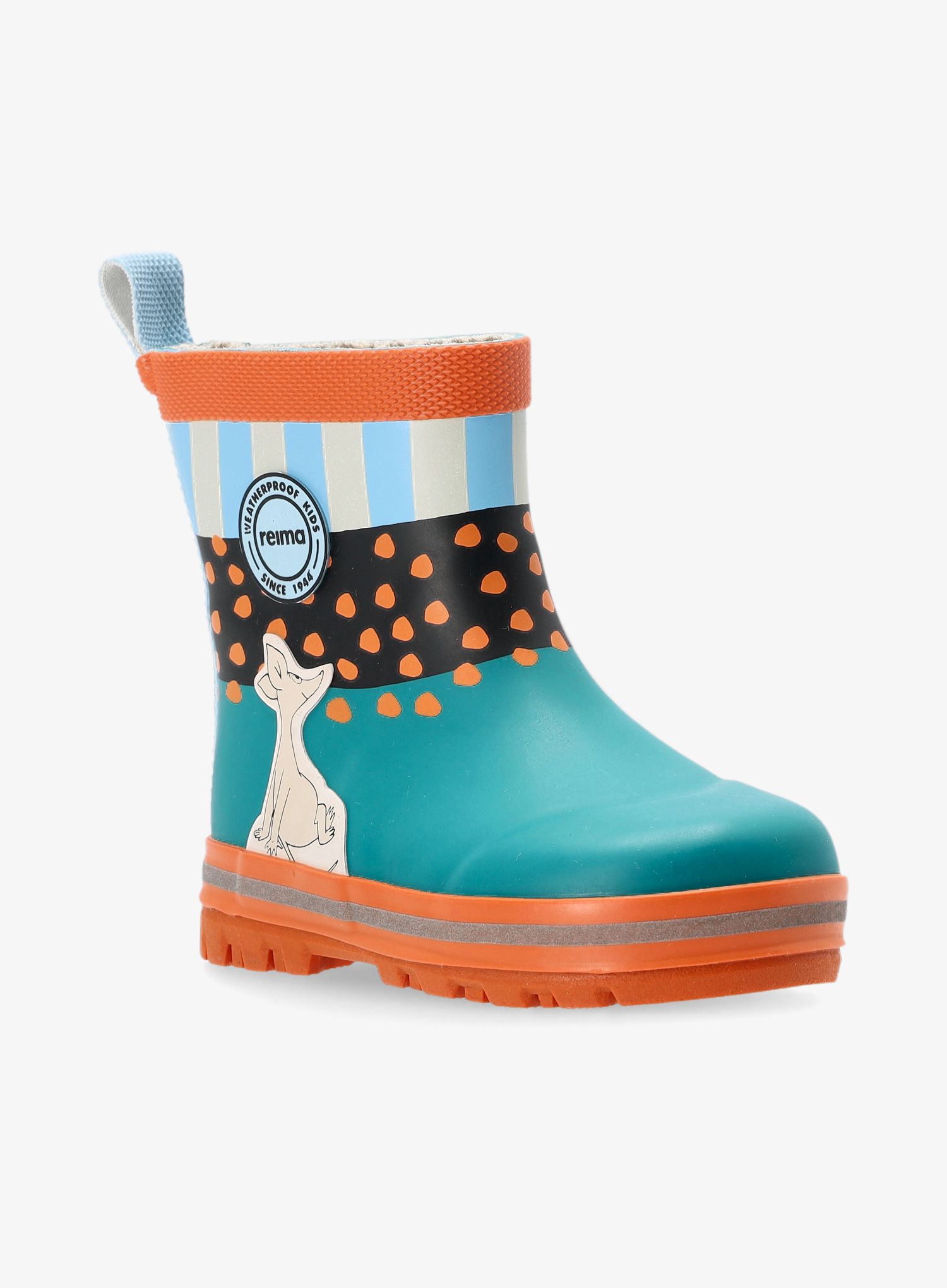 Dječje čizme Reima Magisk Moomin - dark orange